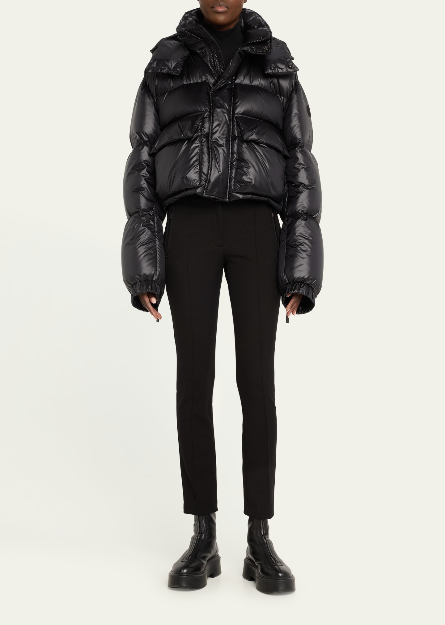 Moncler x Sacai Layered Midi Puffer Jacket - Bergdorf Goodman