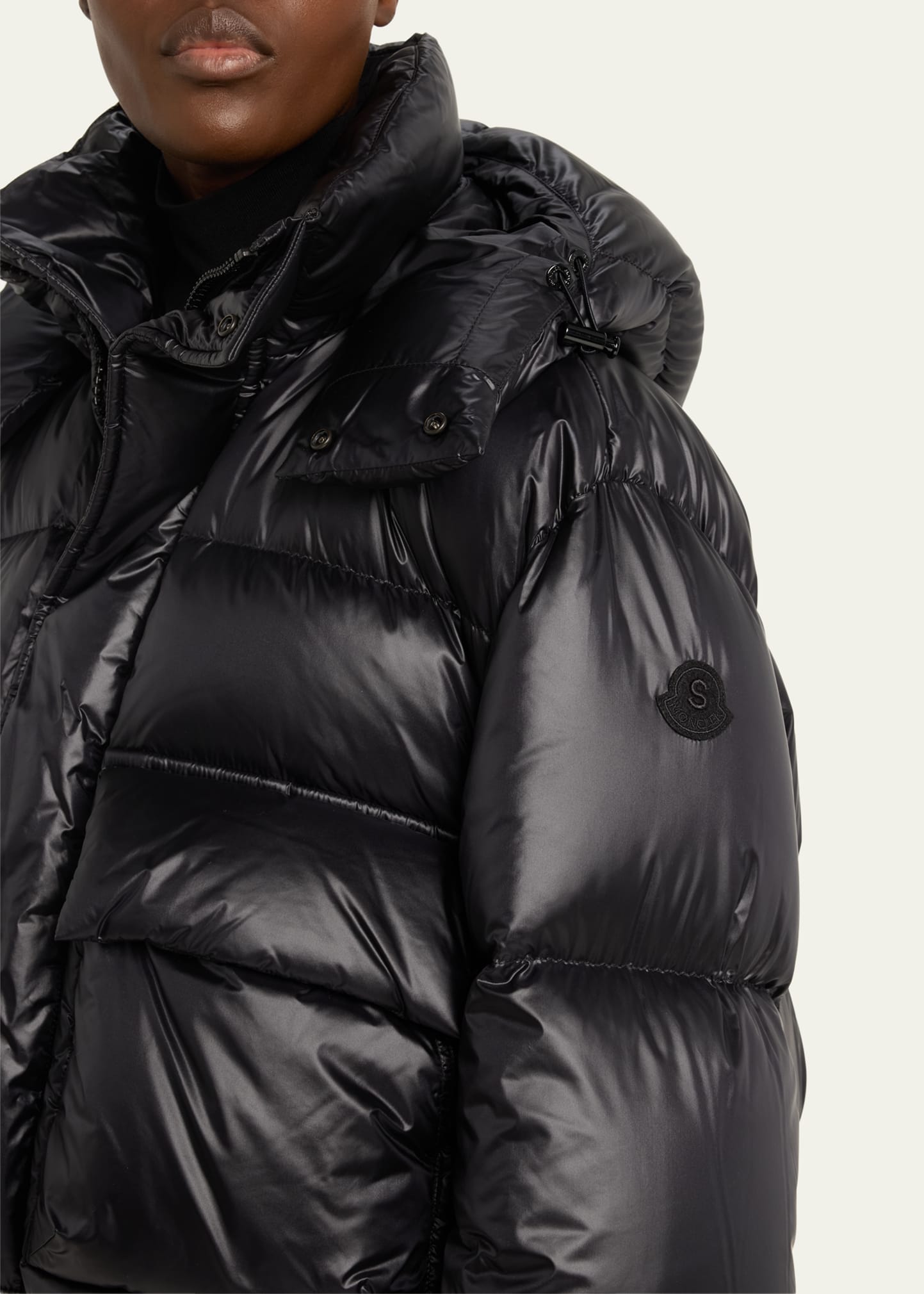 Moncler x Sacai Layered Midi Puffer Jacket - Bergdorf Goodman