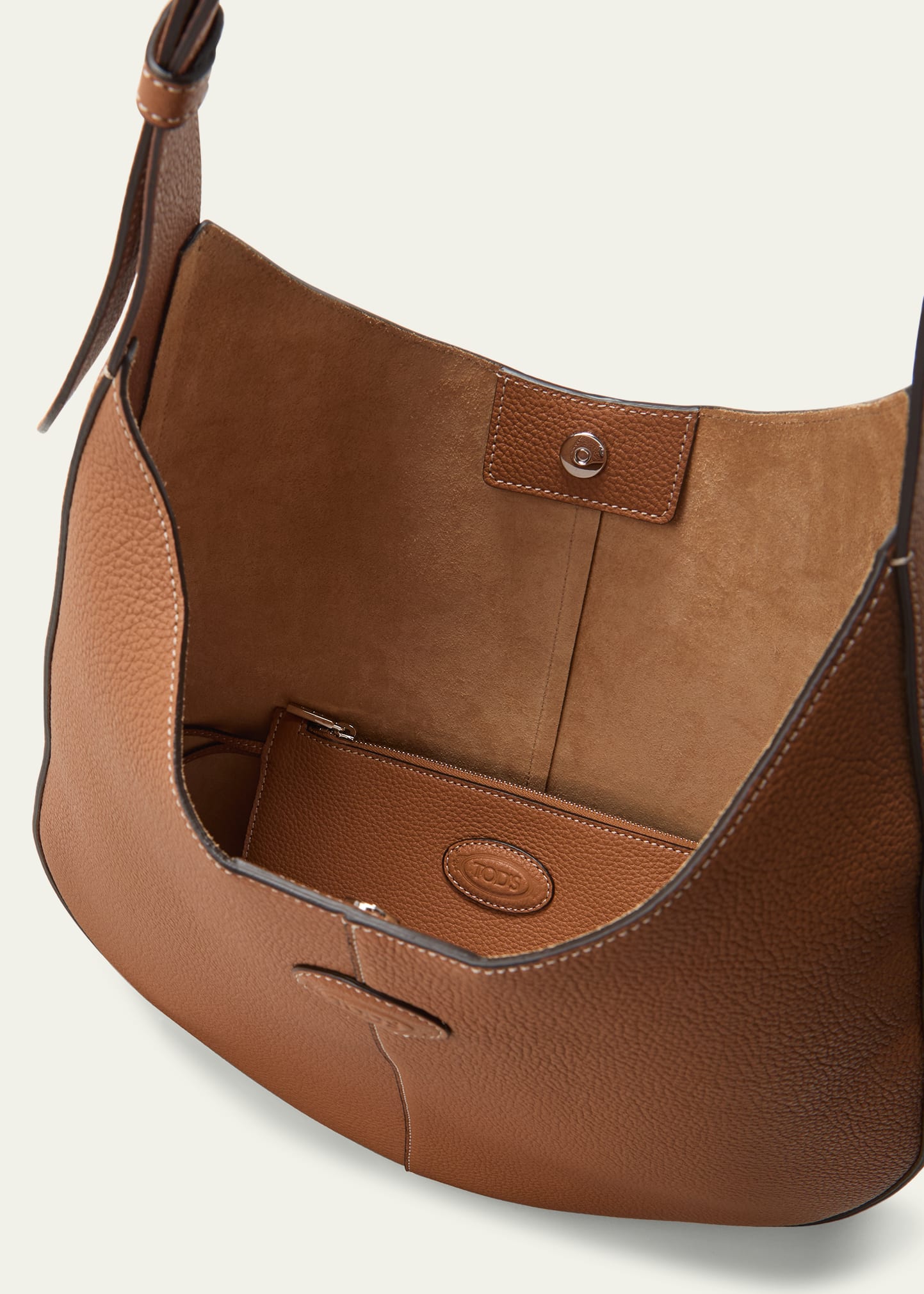 Tod's Small Leather Di Hobo Bag - Bergdorf Goodman