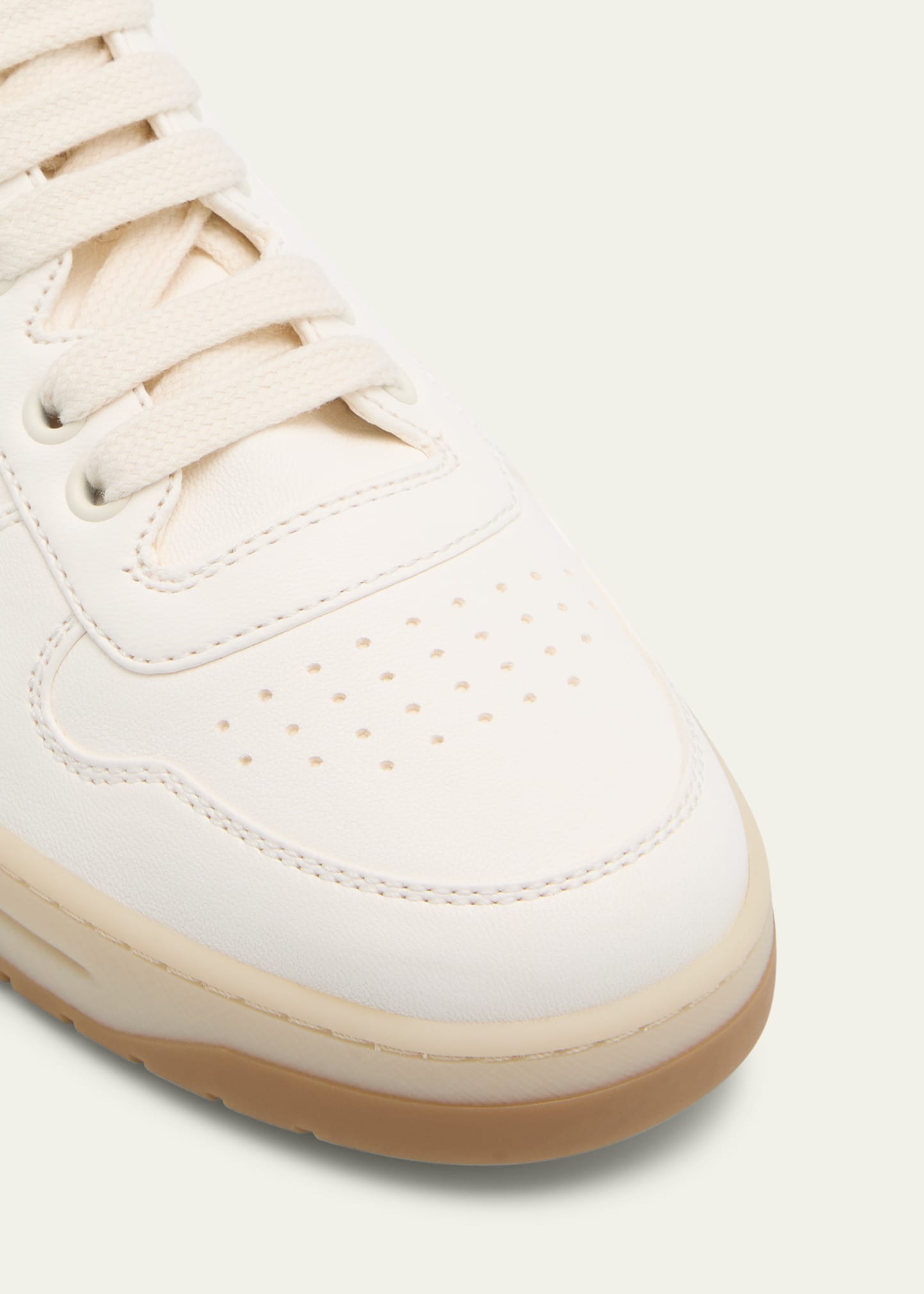 Prada Leather Low-Top Sneakers - Bergdorf Goodman