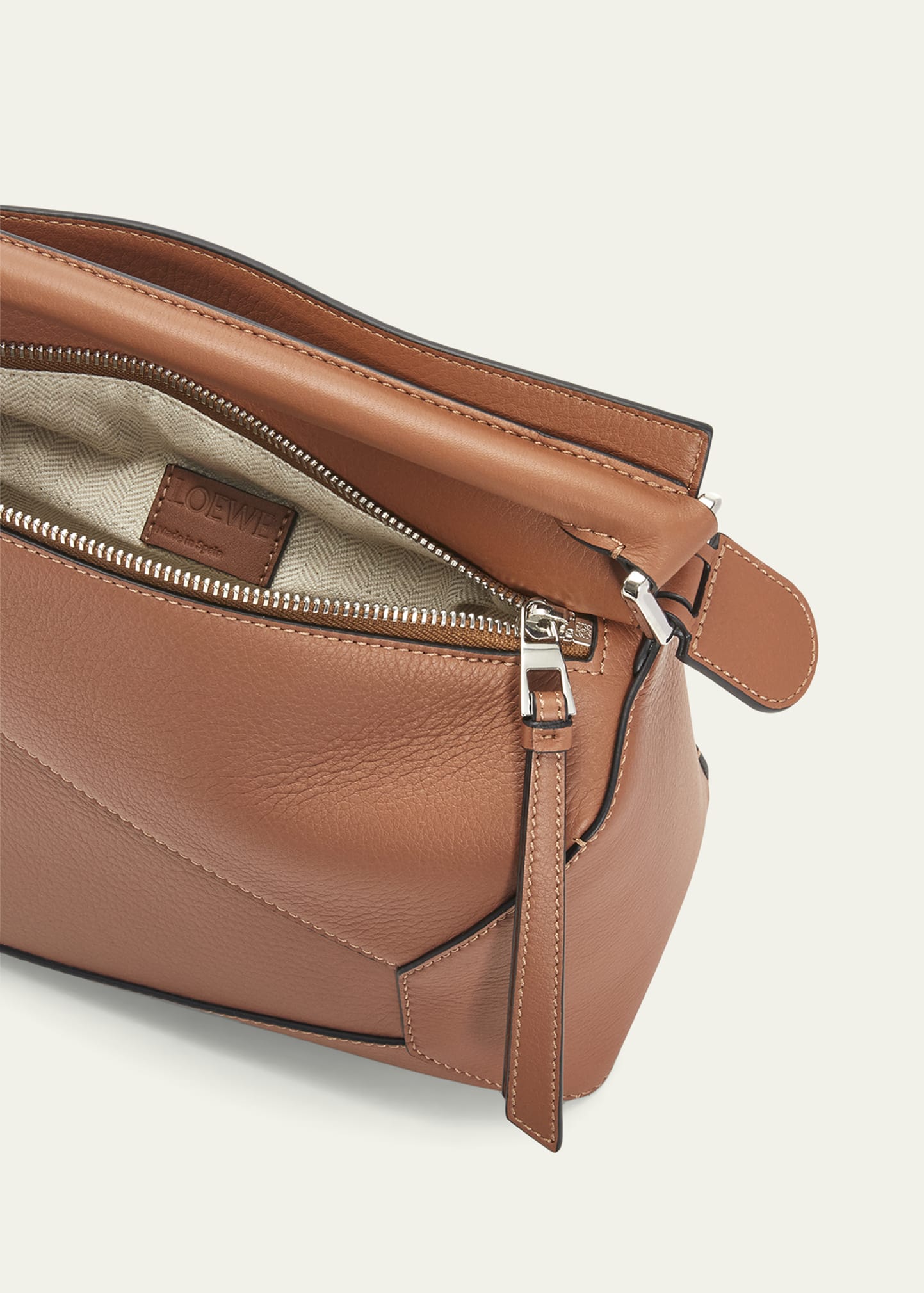LOEWE モーガン LOEWE X William De Morgan Calfskin Embroidered Mini Puzzle