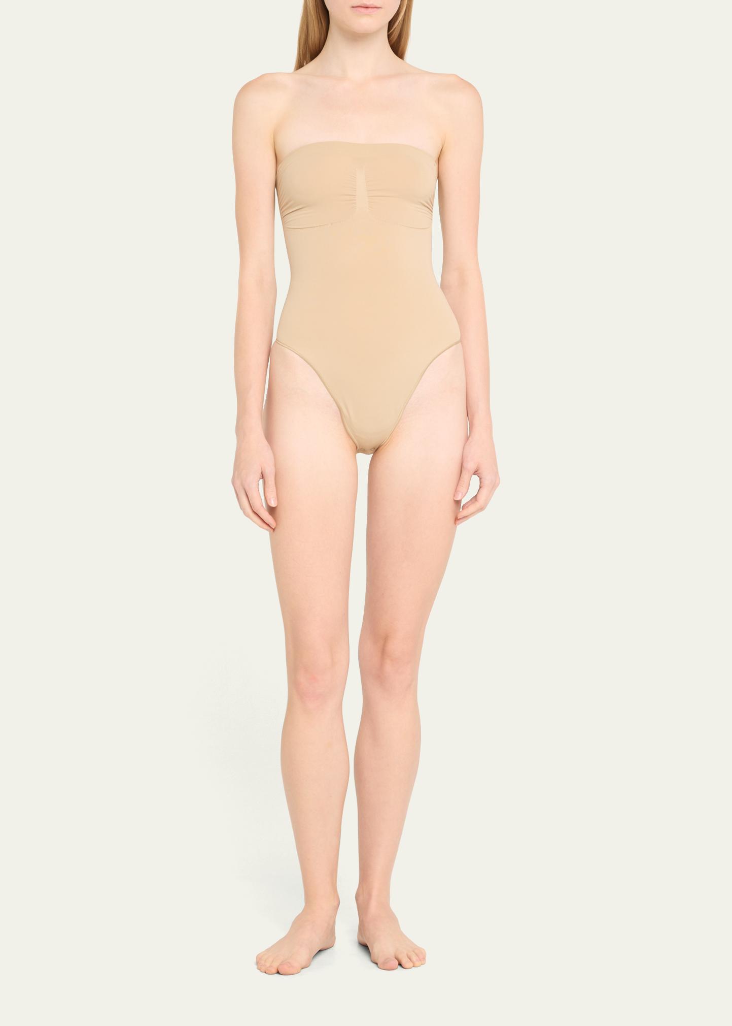 SKIMS Seamless Sculpt Strapless Thong Bodysuit - Bergdorf Goodman