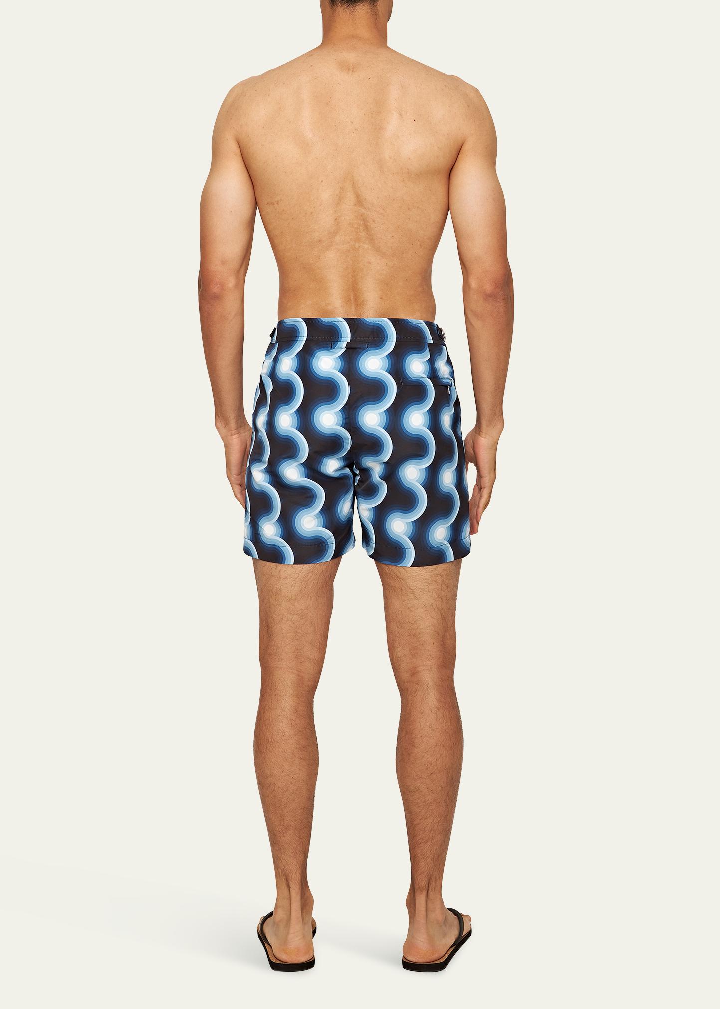 Orlebar Brown Men's Bulldog Wave Swim Shorts - Bergdorf Goodman