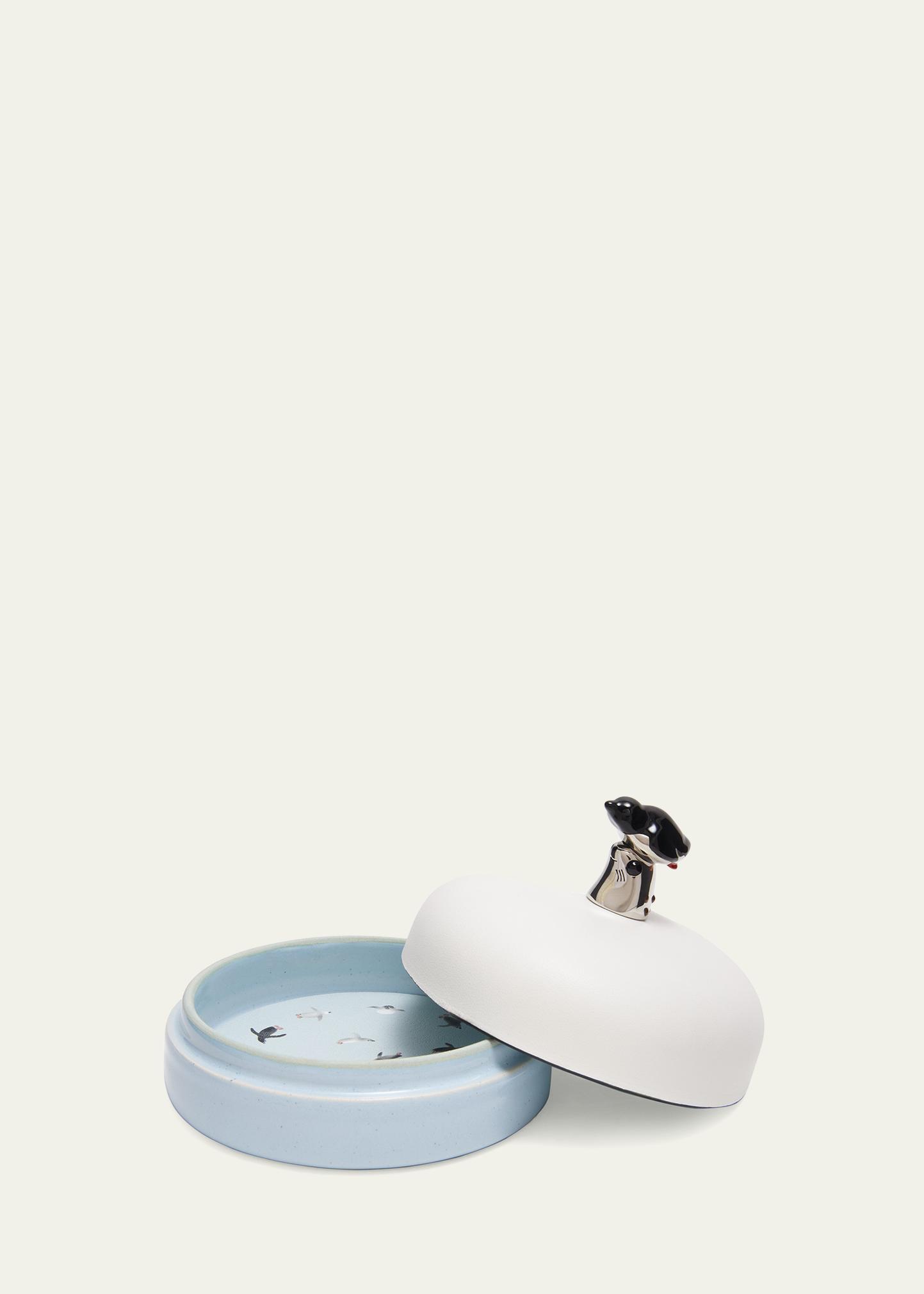 LOEWE x Suna Fujita Penguin Leather & Ceramic Molded Box