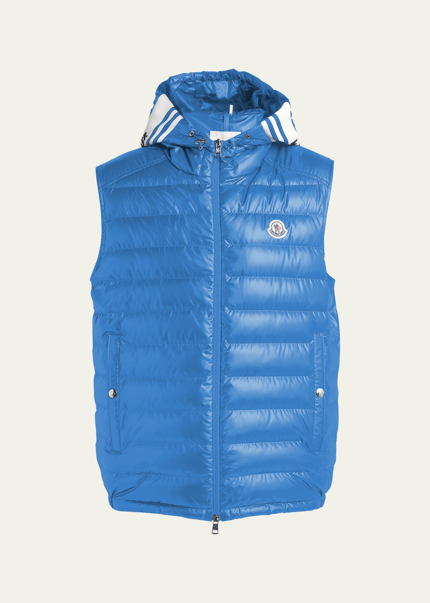 Moncler gilet hot sale mens blue