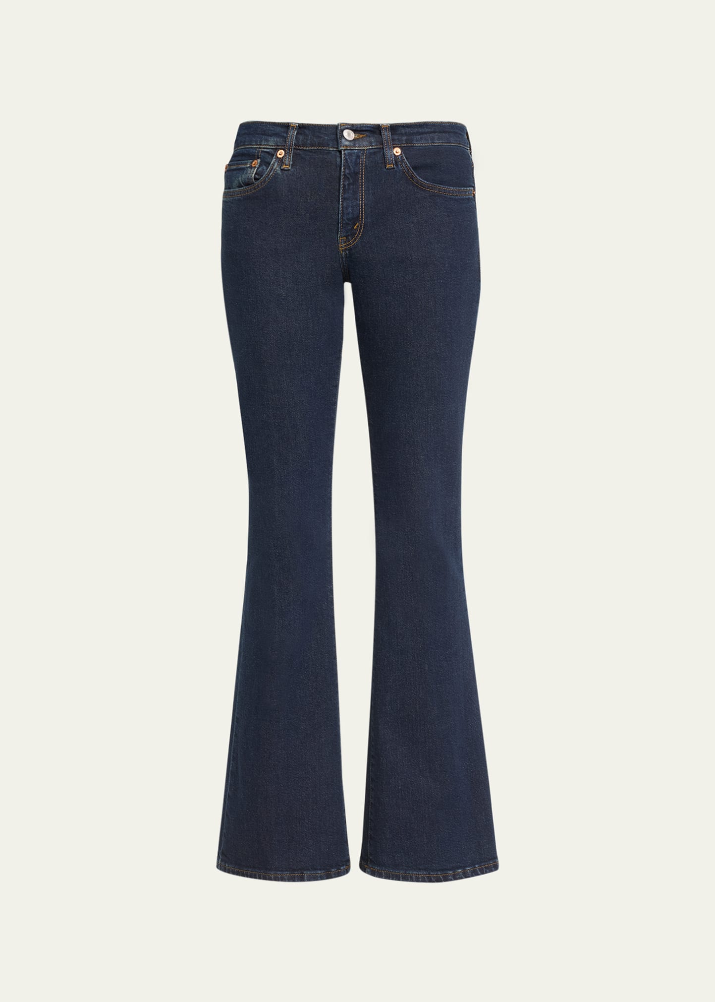 RE/DONE Mid-Rise Jeans Bootcut Bergdorf Baby Goodman -