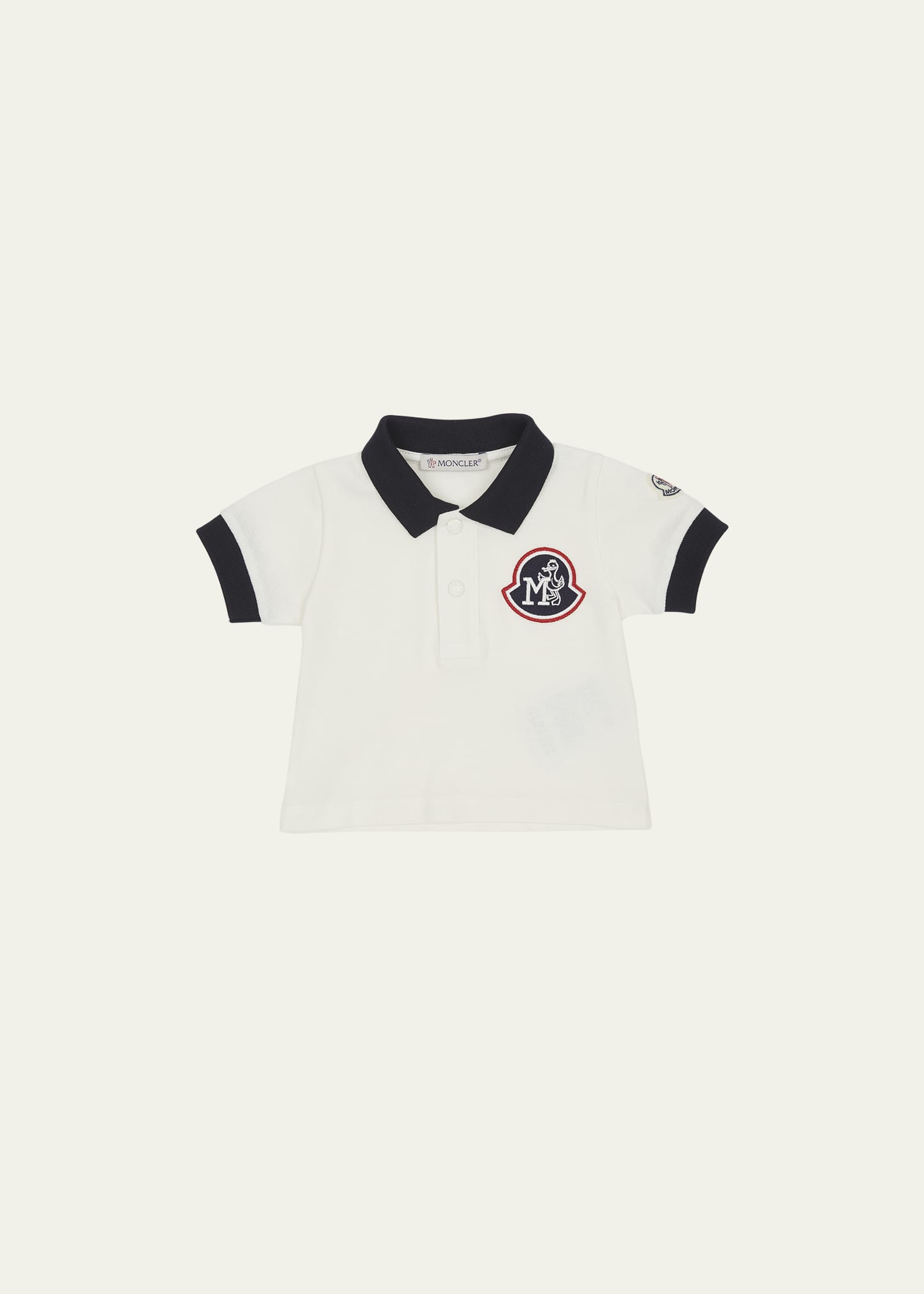 Moncler Boy's Short-Sleeve Polo, Size 8-14 International Shipping