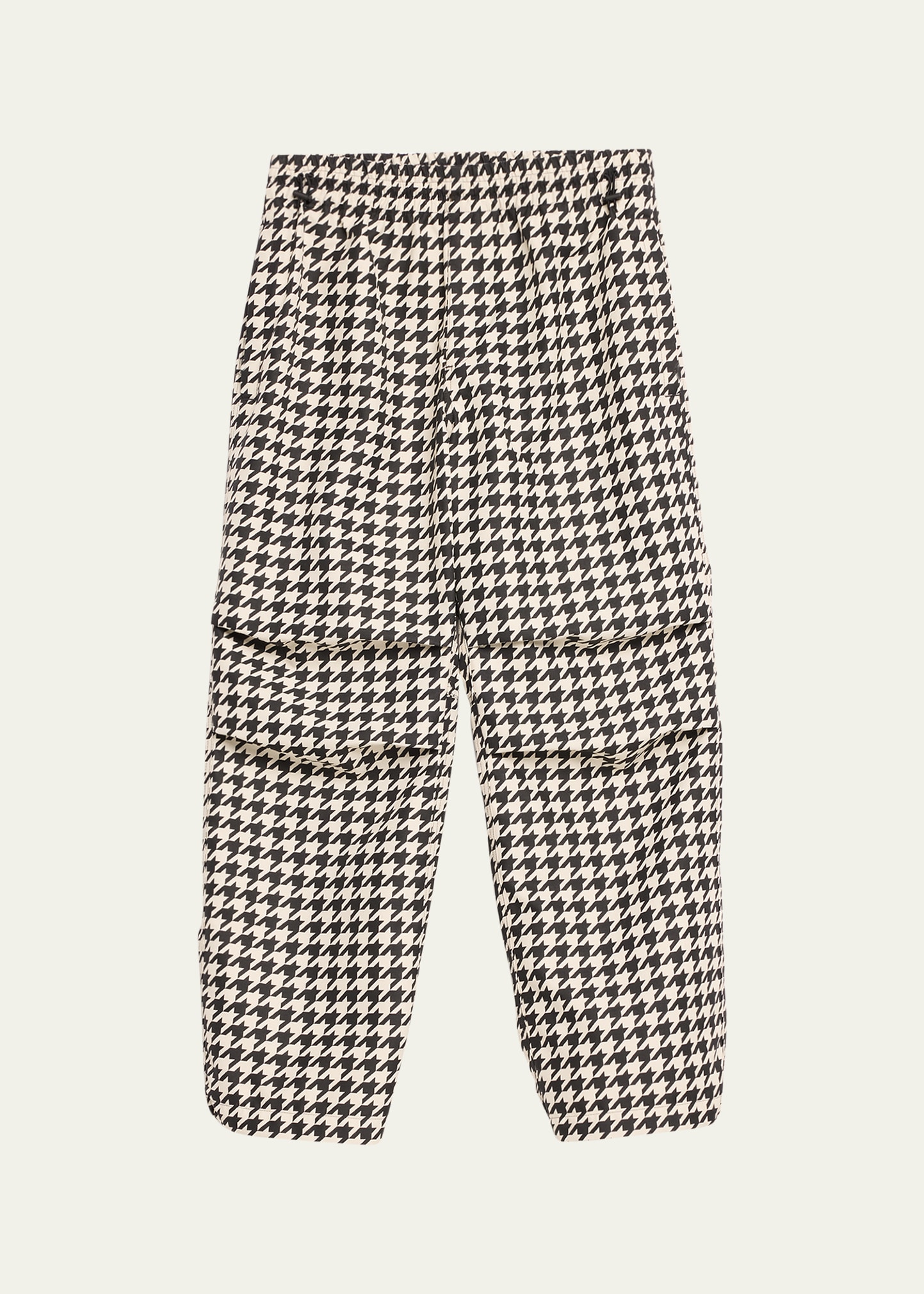 Burberry Men's Houndstooth Elastic-Waist Pants - Bergdorf Goodman