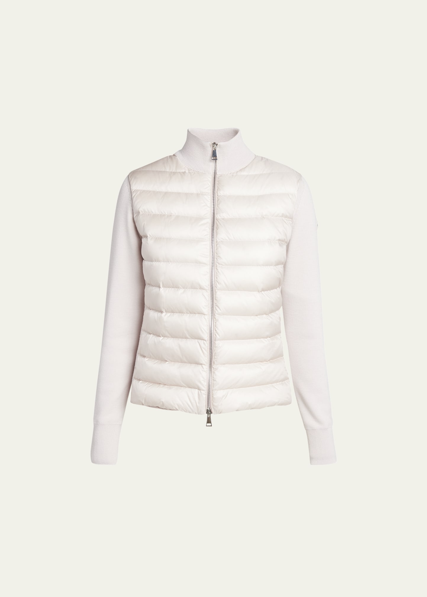 Moncler puffer hot sale cardigan