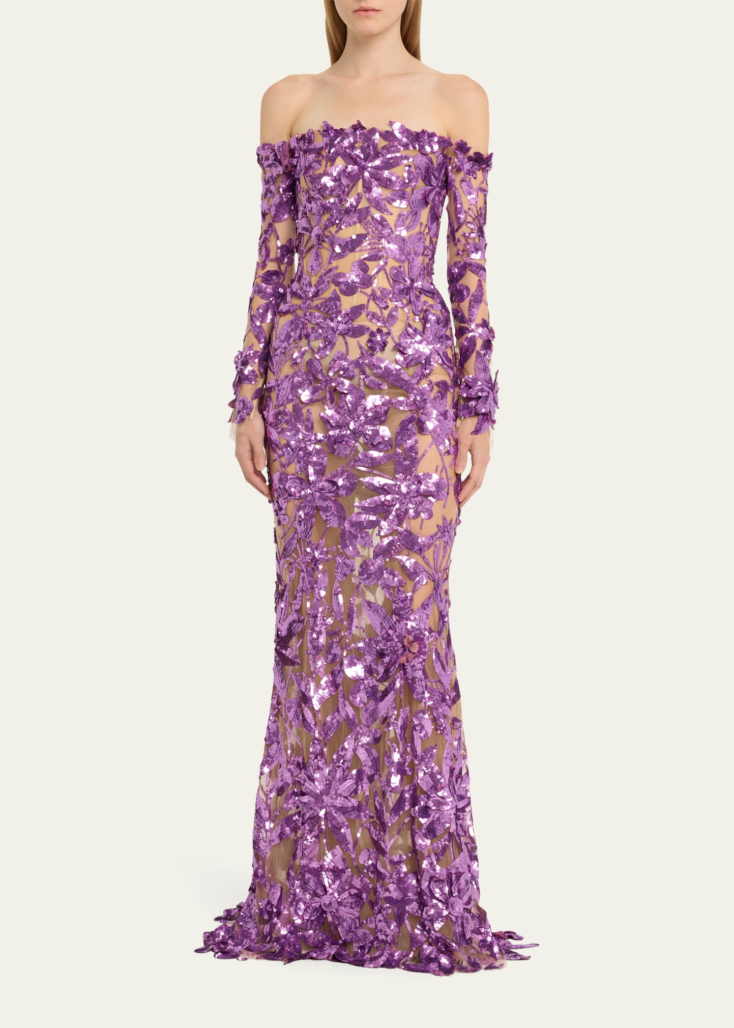 oscar de la renta mermaid dress Bridal Fall 2024