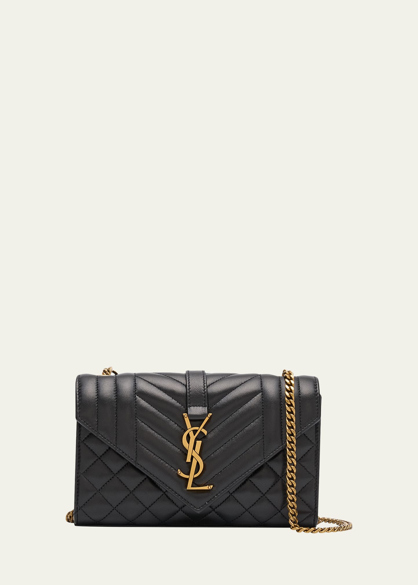 ショルダーバッグ・ポシェット Saint Laurent 'Envelope Small' crossbody bag Saint Laurent Small Envelope Calfskin Leather Shoulder Bag