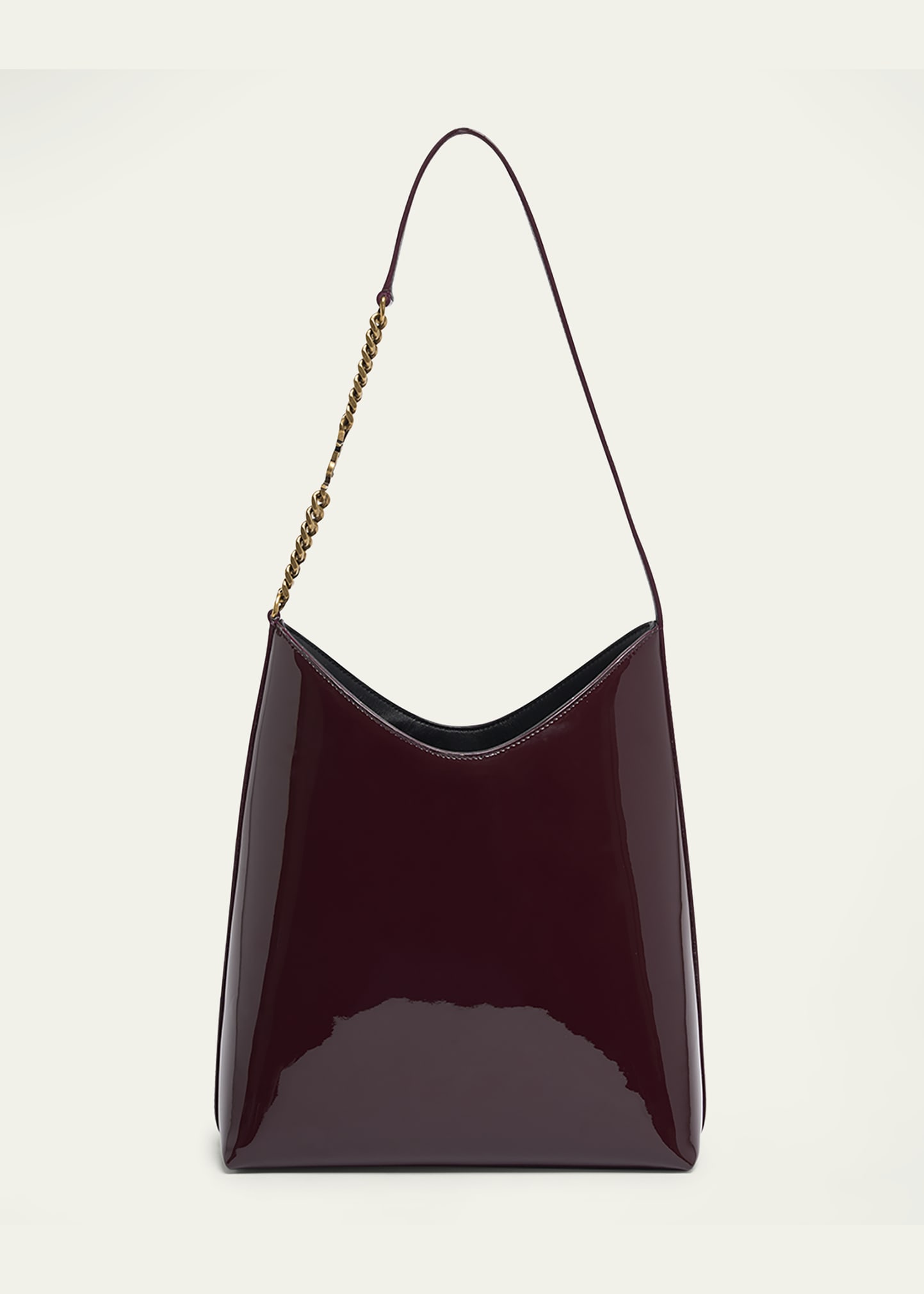 Saint Laurent Sac Patent Leather Hobo Bag - Bergdorf Goodman