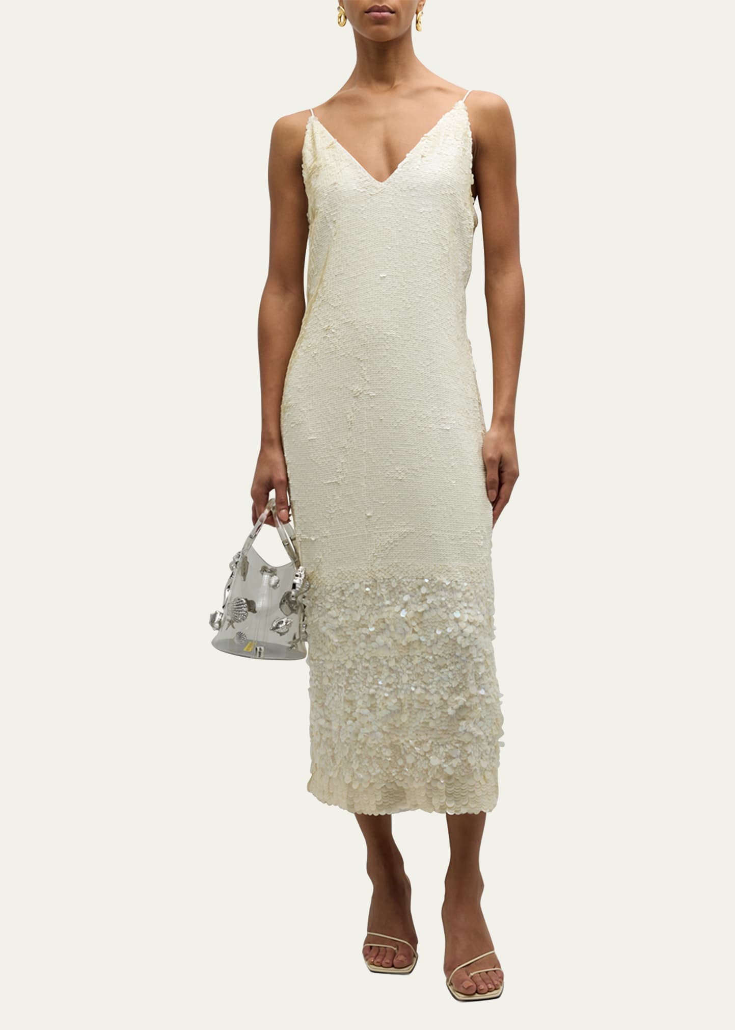 veronica sequin midi dress Veronica Sequin Midi Dress / Leopard Print | MESHKI
