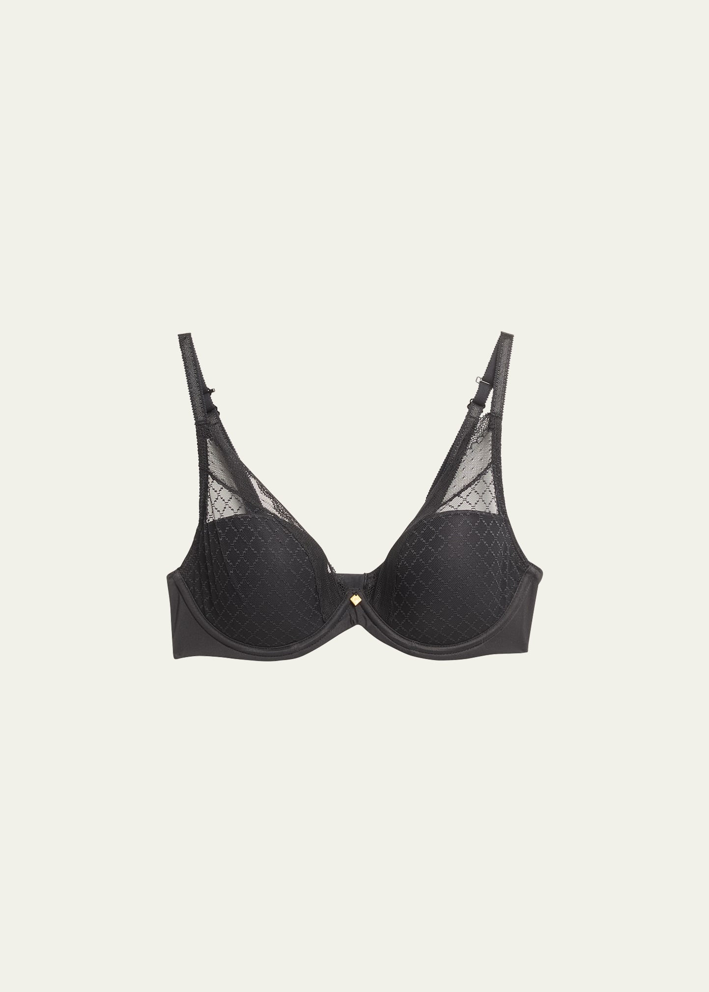 Chantelle Norah Chic Lace Plunge T-Shirt Bra - Bergdorf Goodman