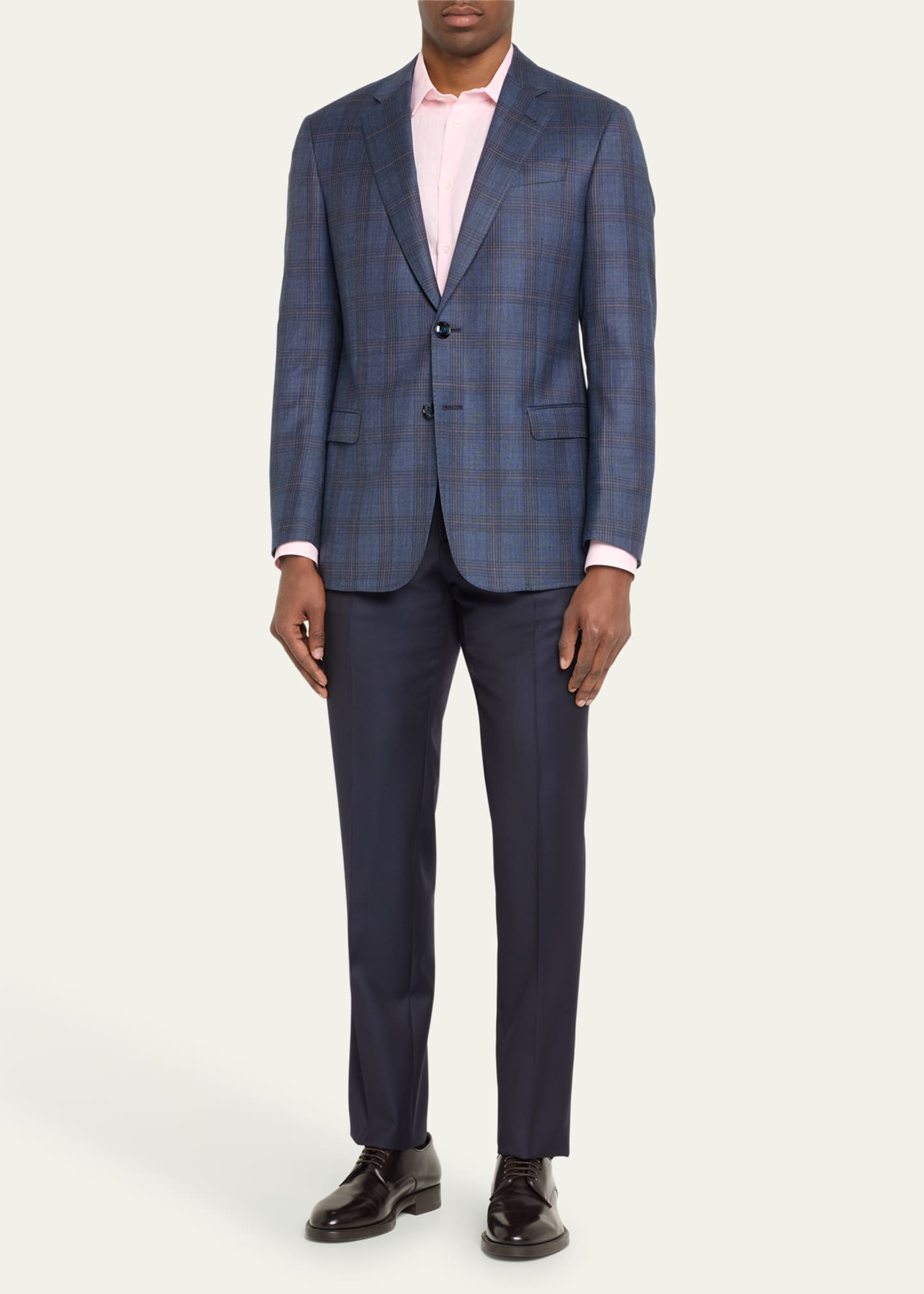 Giorgio Armani Men's Windowpane Plaid Sport Coat - Bergdorf Goodman