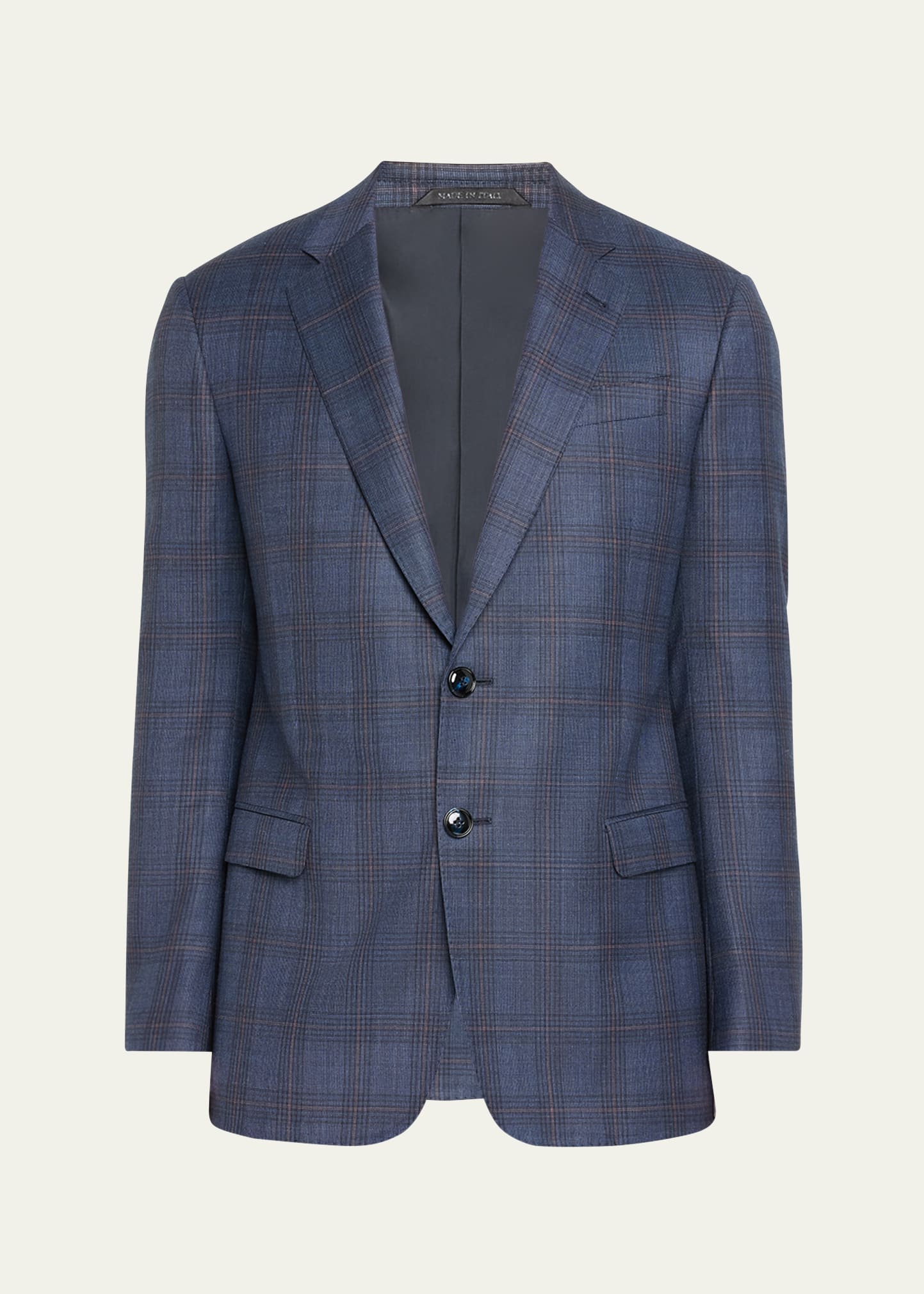 Giorgio Armani Men's Windowpane Plaid Sport Coat - Bergdorf Goodman
