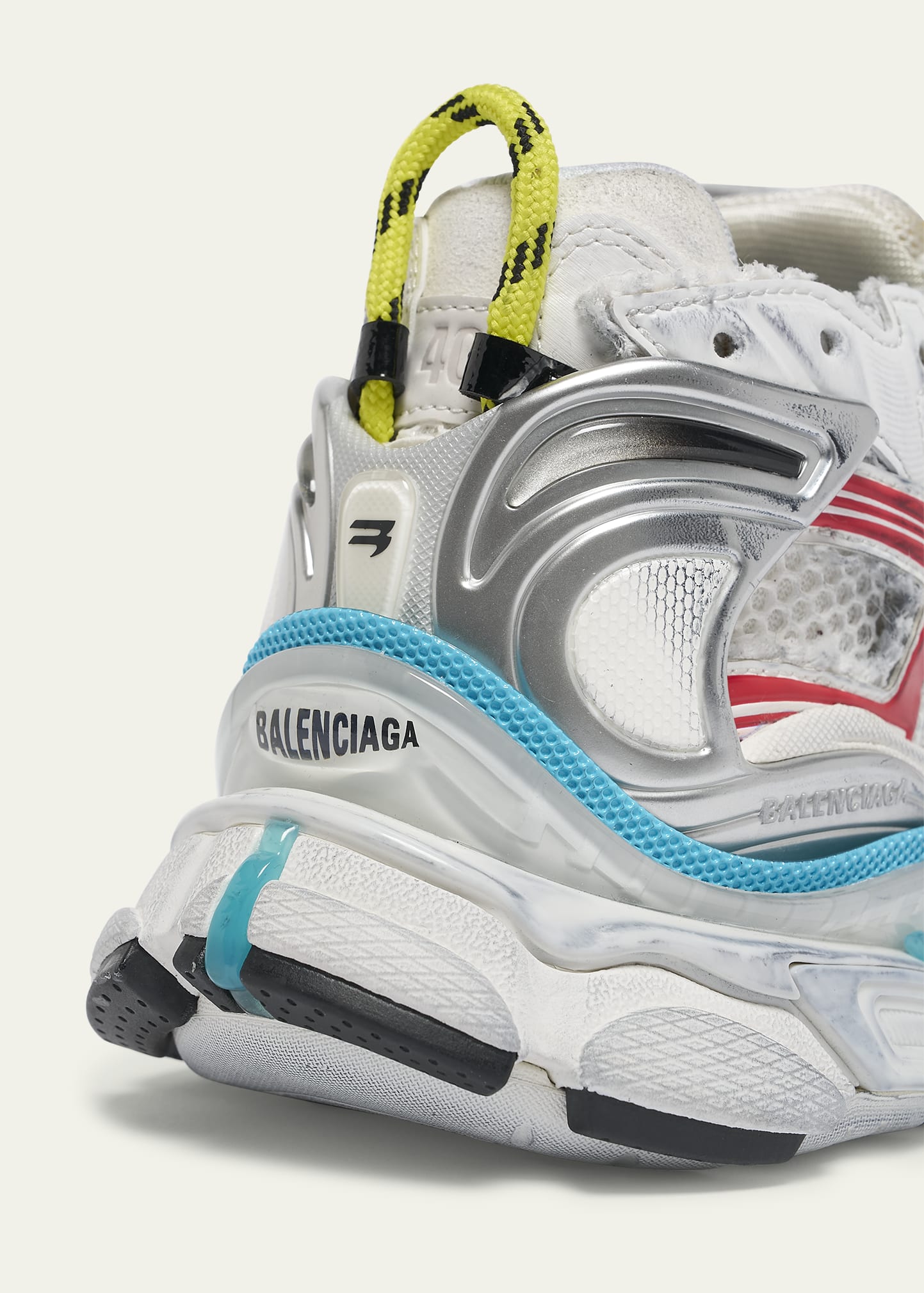 Balenciaga Men's Multicolor Mesh Runner Sneakers - Bergdorf Goodman