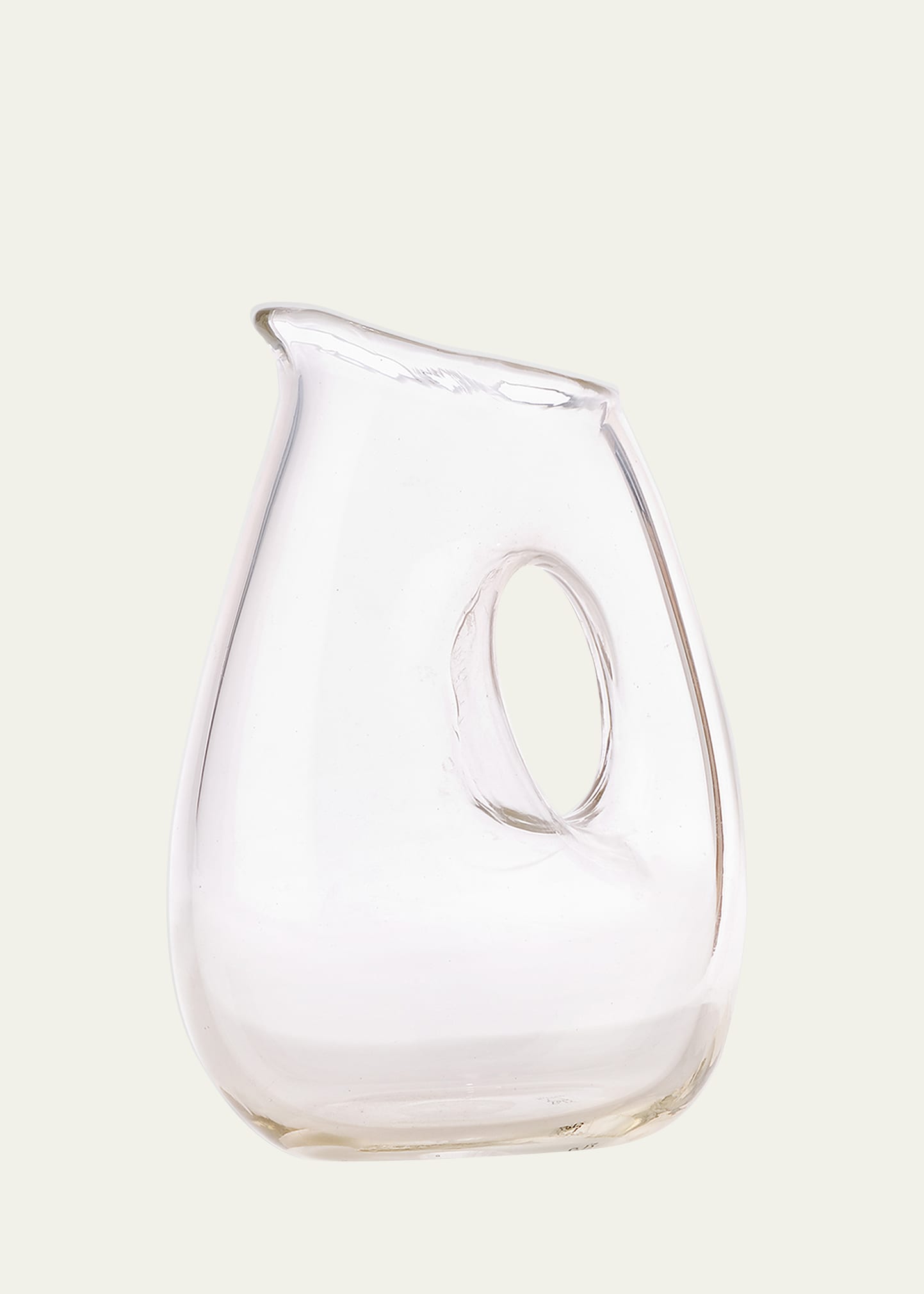 POLSPOTTEN Glass Jug With Cut-Out Handle