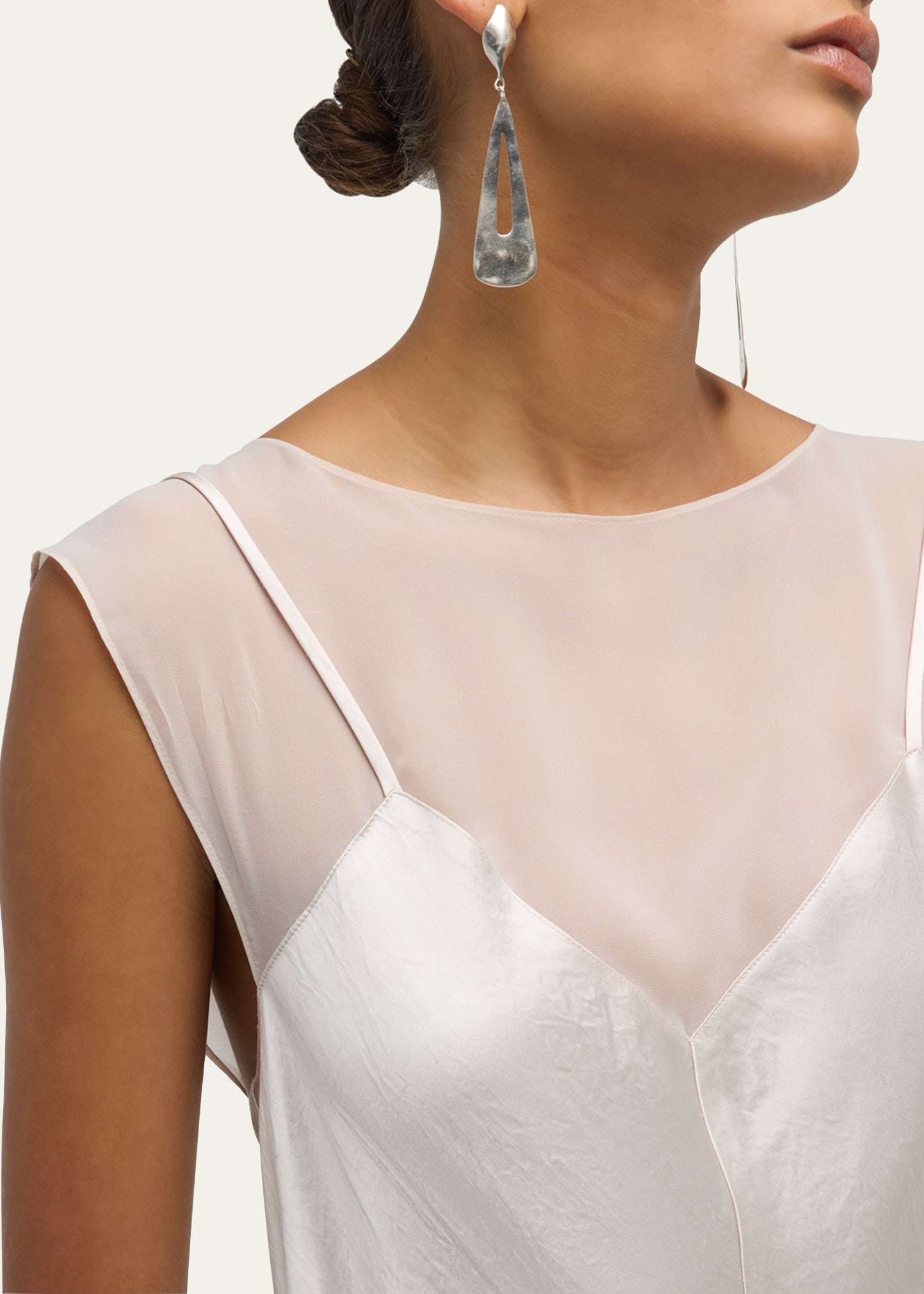 Vince Chiffon Layered Midi Slip Dress - Bergdorf Goodman
