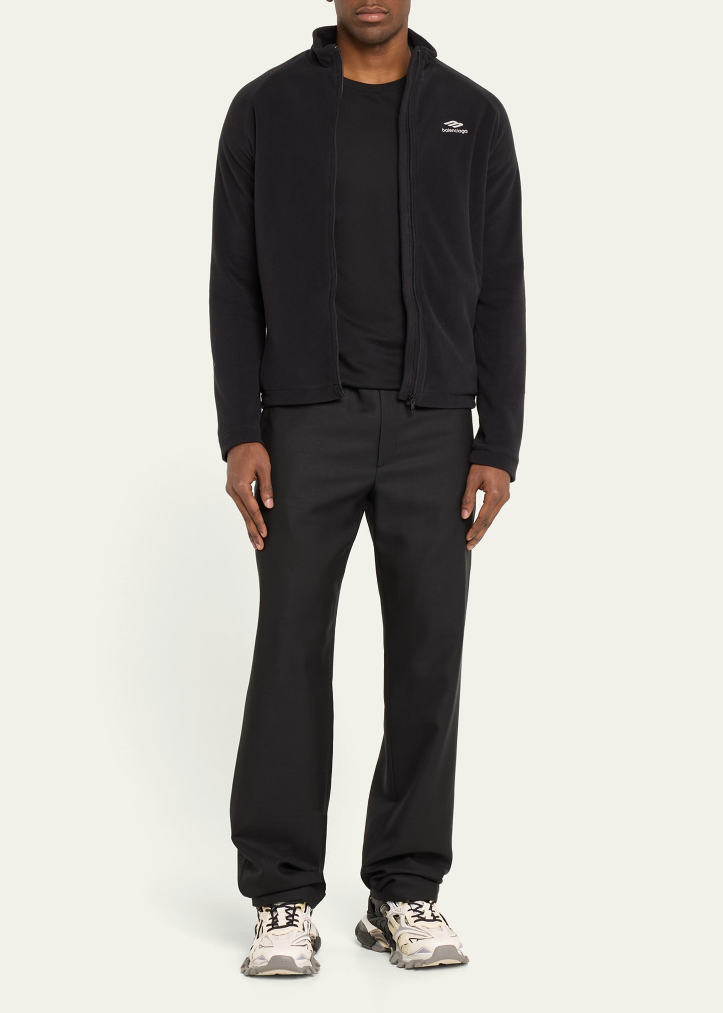 Balenciaga Men's Tech Fleece Full-Zip Ski Sweatshirt - Bergdorf
