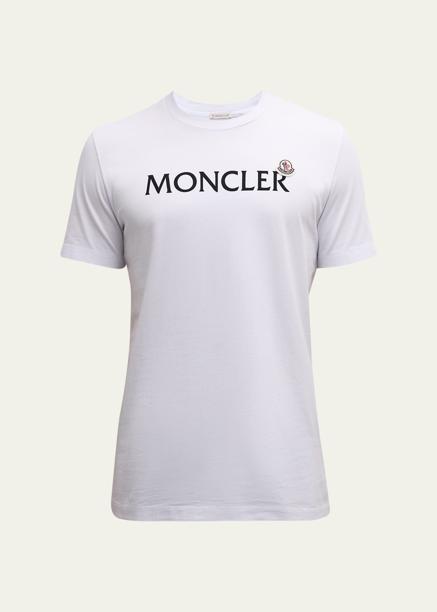 Moncler Men's Logo T-Shirt with Patch - Bergdorf Goodman