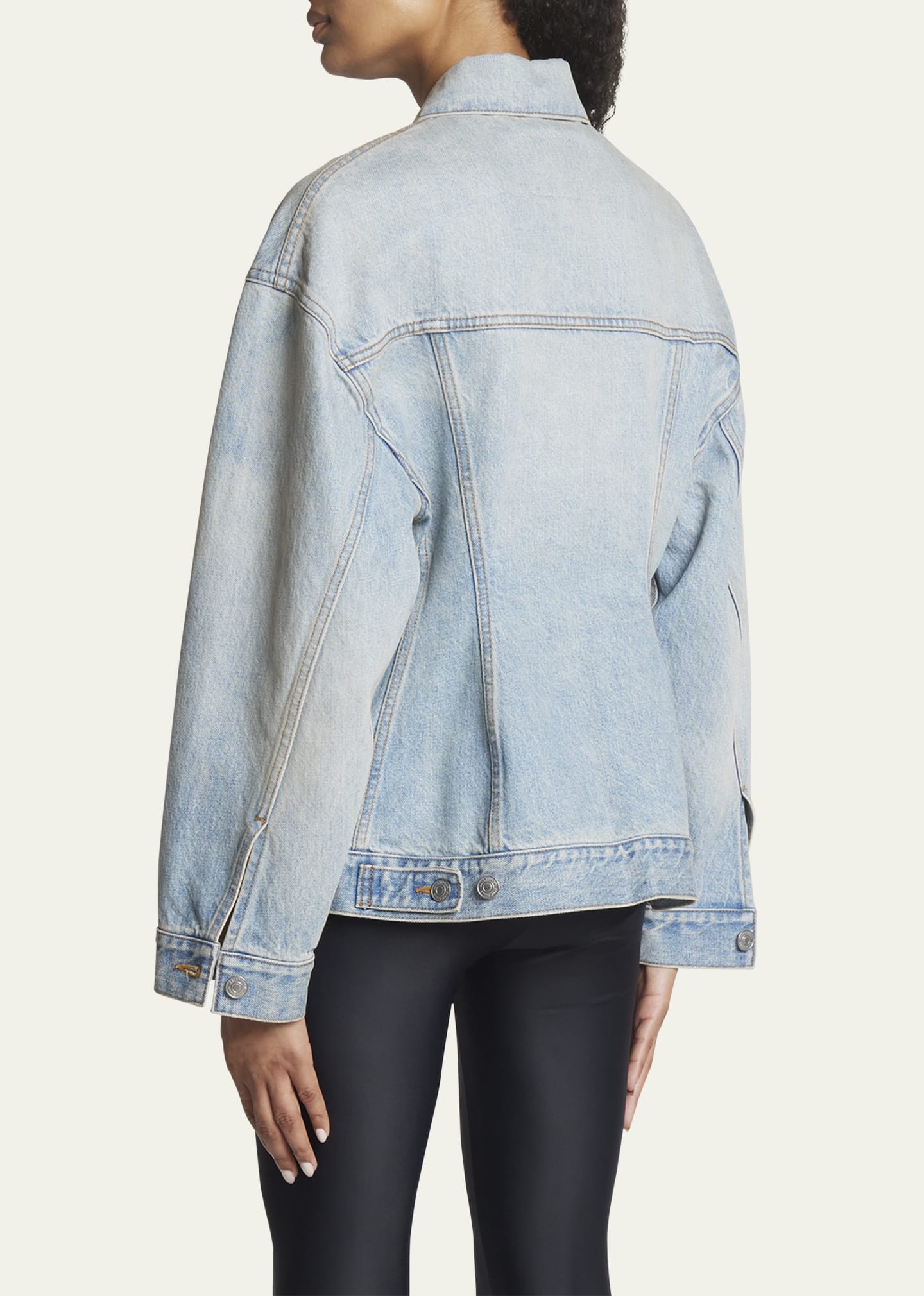 Balenciaga Denim Hourglass Jacket - Bergdorf Goodman