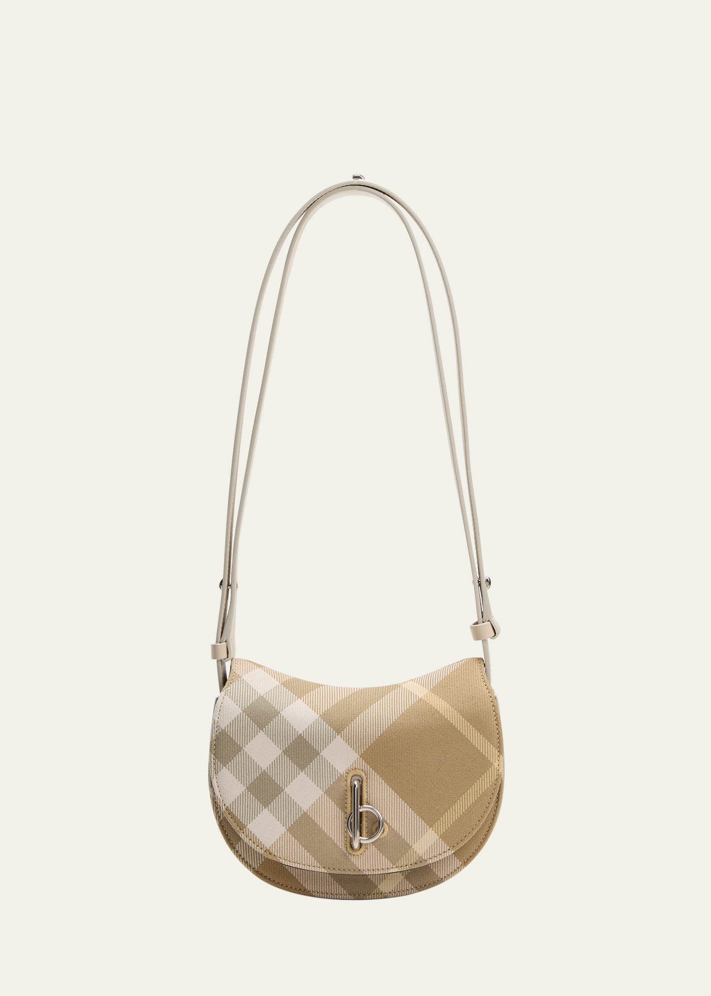 Burberry Rocking Horse Check Saddle Crossbody Bag Bergdorf Goodman