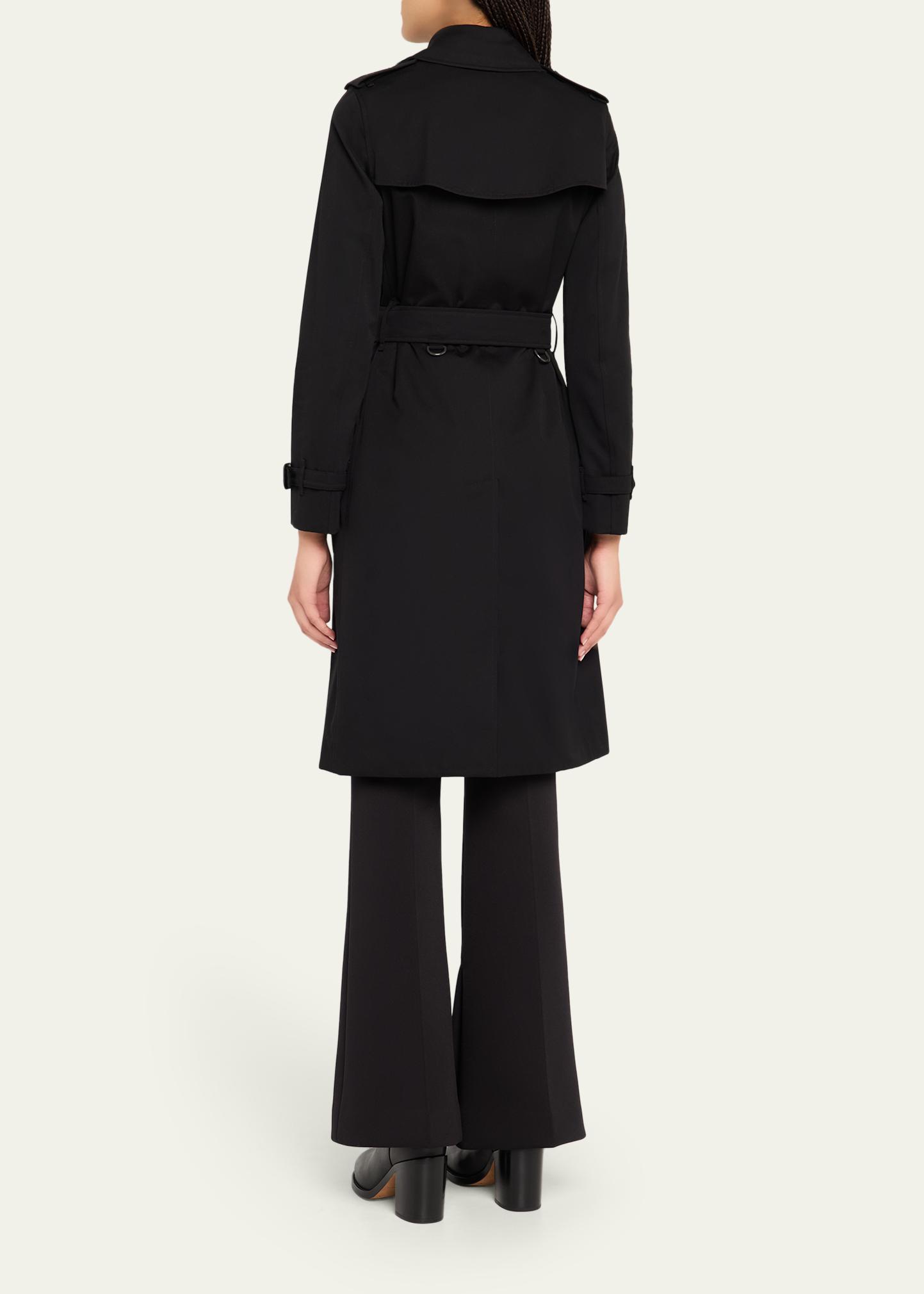 Burberry Kensington Organic Belted Double-Breasted Trench Coat