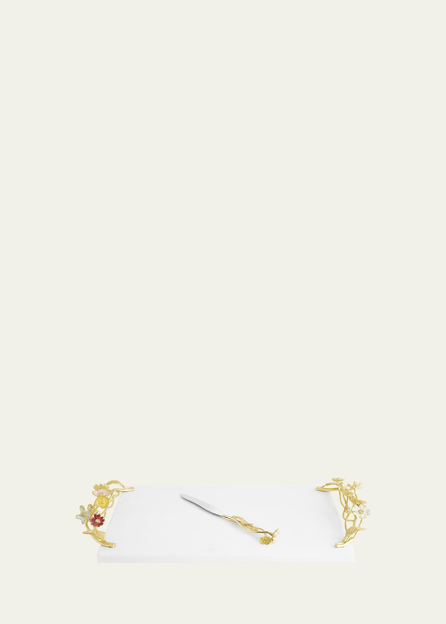 Michael Aram Wildflowers Cheeseboard with Knife