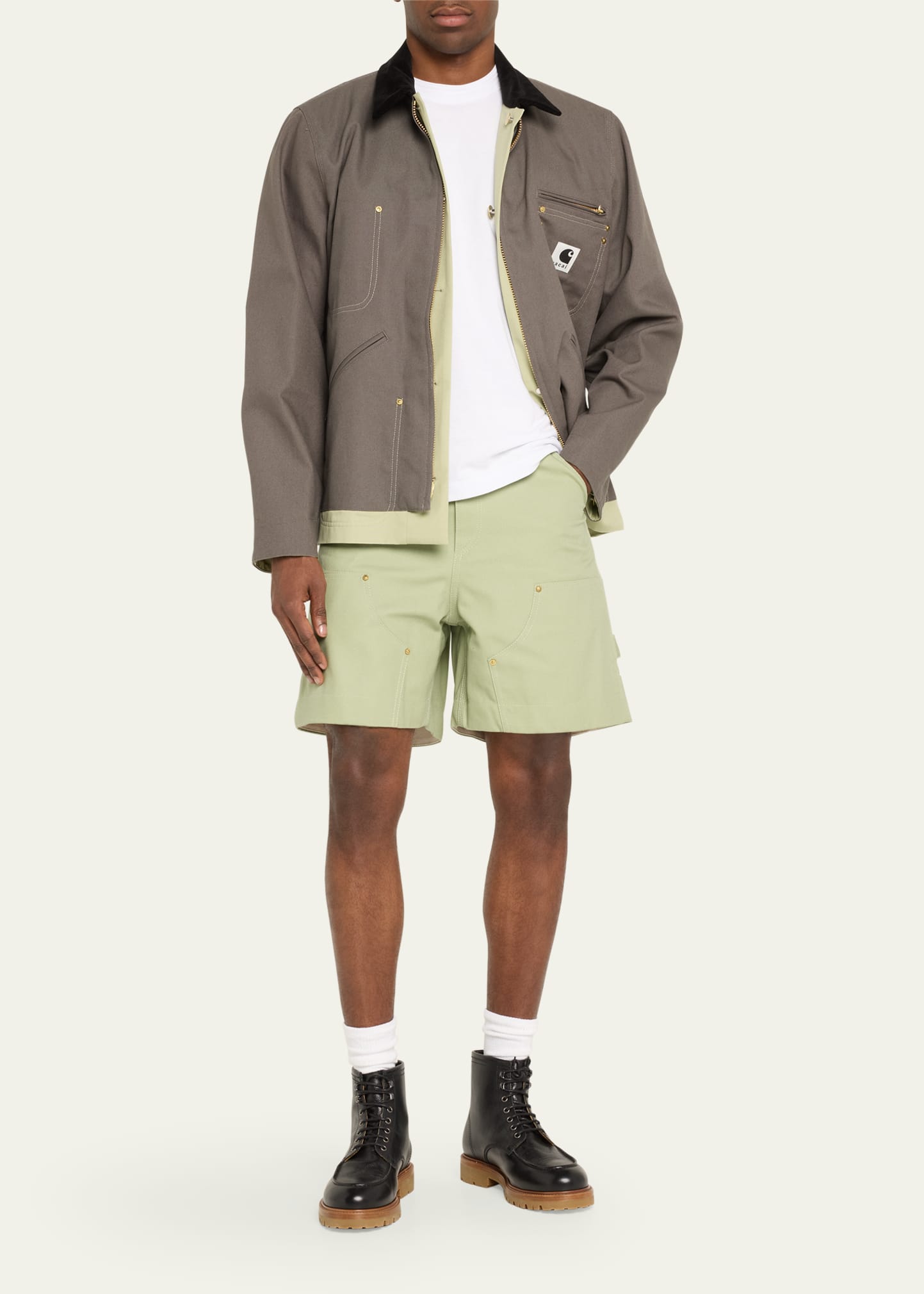 SACAI x Carhartt WIP Men's Carpenter Shorts - Bergdorf Goodman