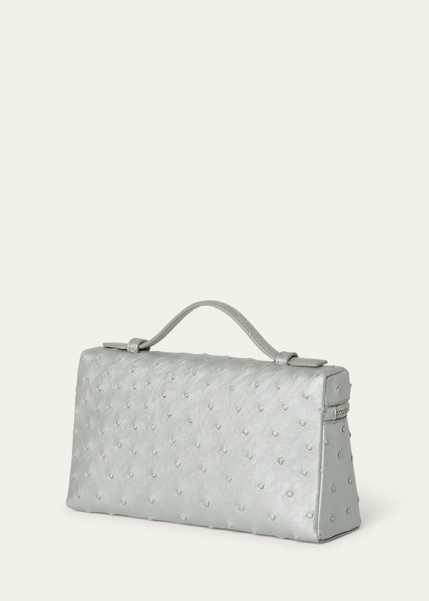 Loro Piana Extra Pocket 19 Ostrich Crossbody Bag - Bergdorf Goodman