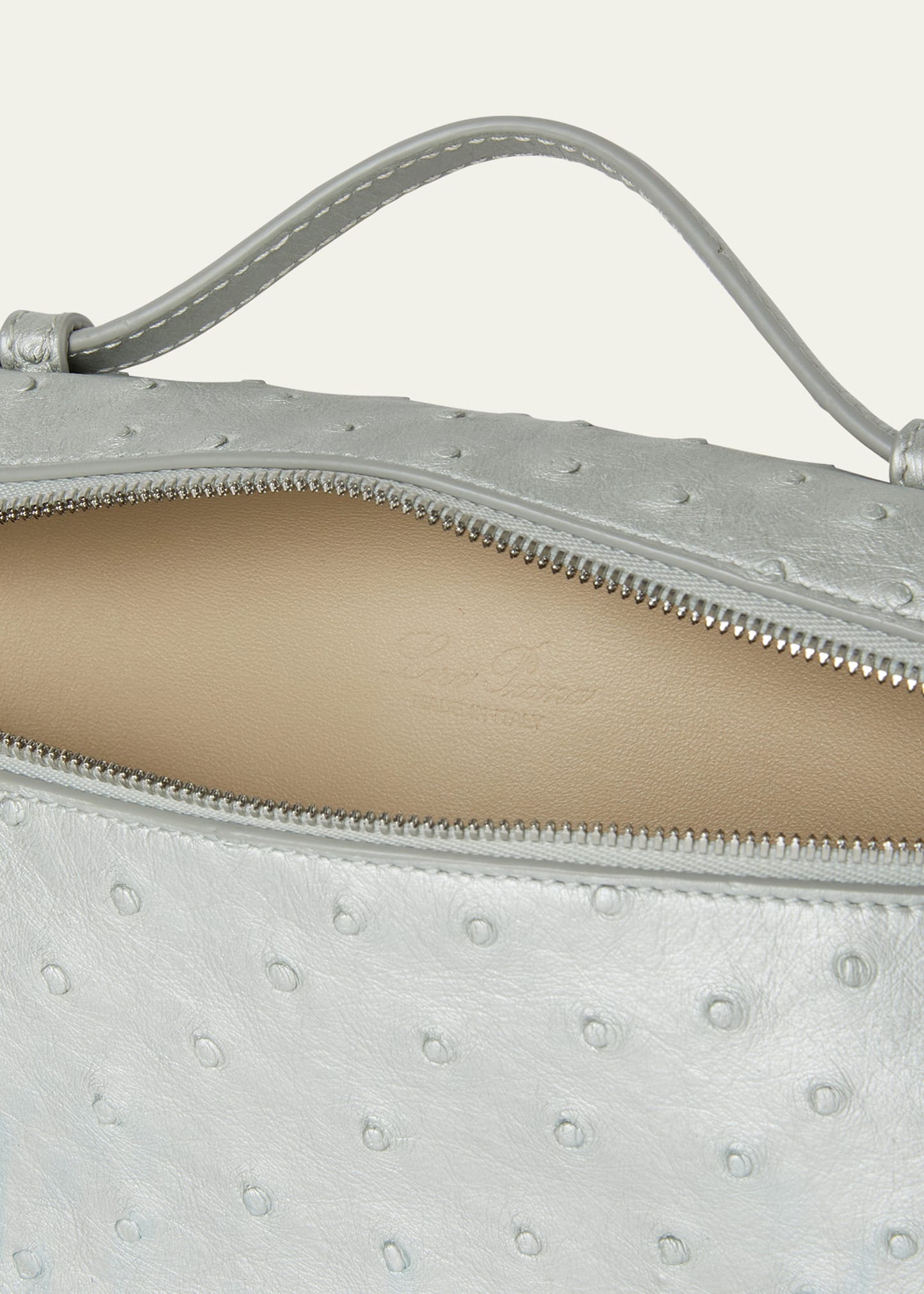 Loro Piana Extra Pocket 19 Ostrich Crossbody Bag - Bergdorf Goodman