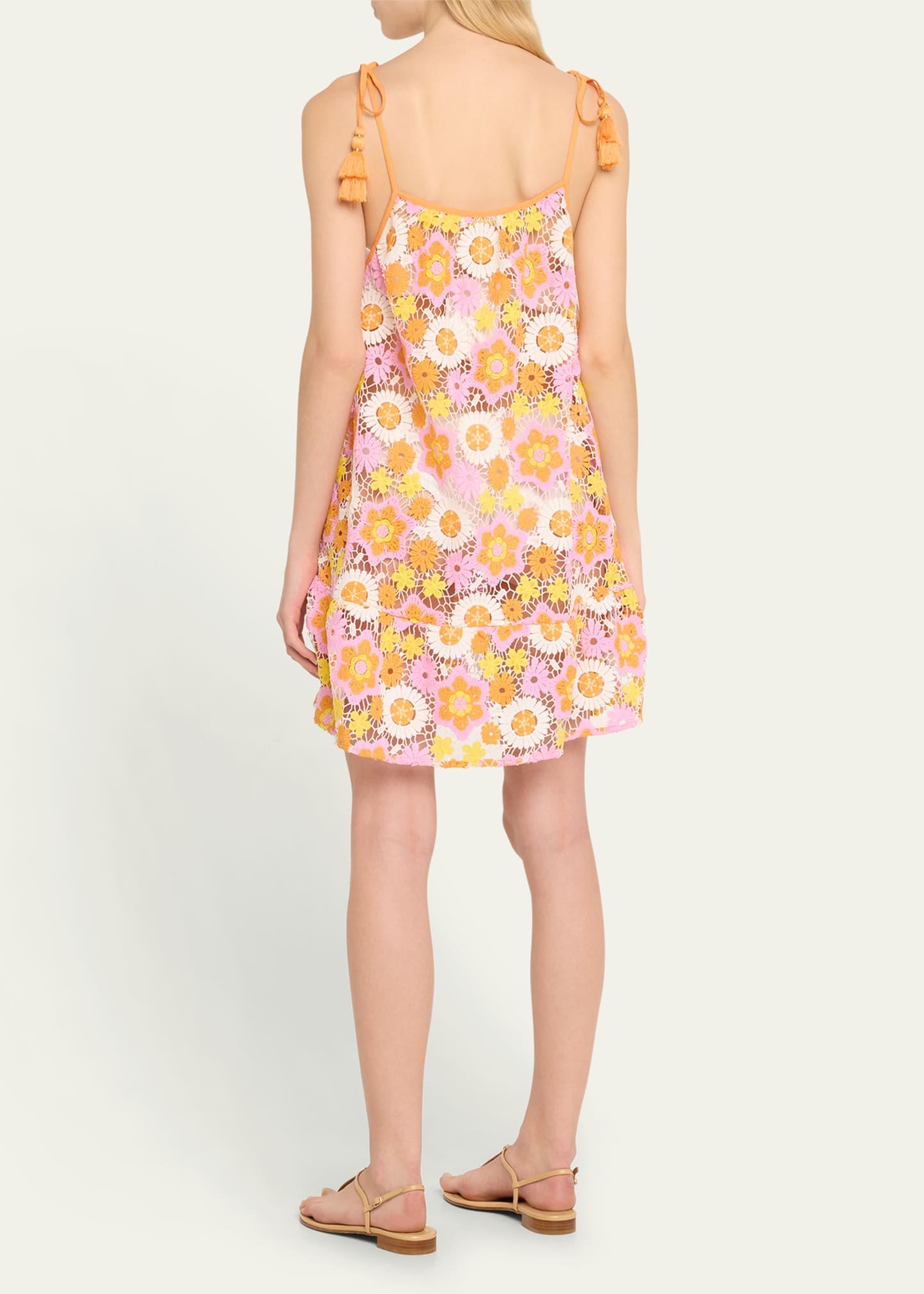 crochet imani dress Buy Never Fully Dressed Brown Imani Cut-out Dress in Crochet & Satin For  Women Online
