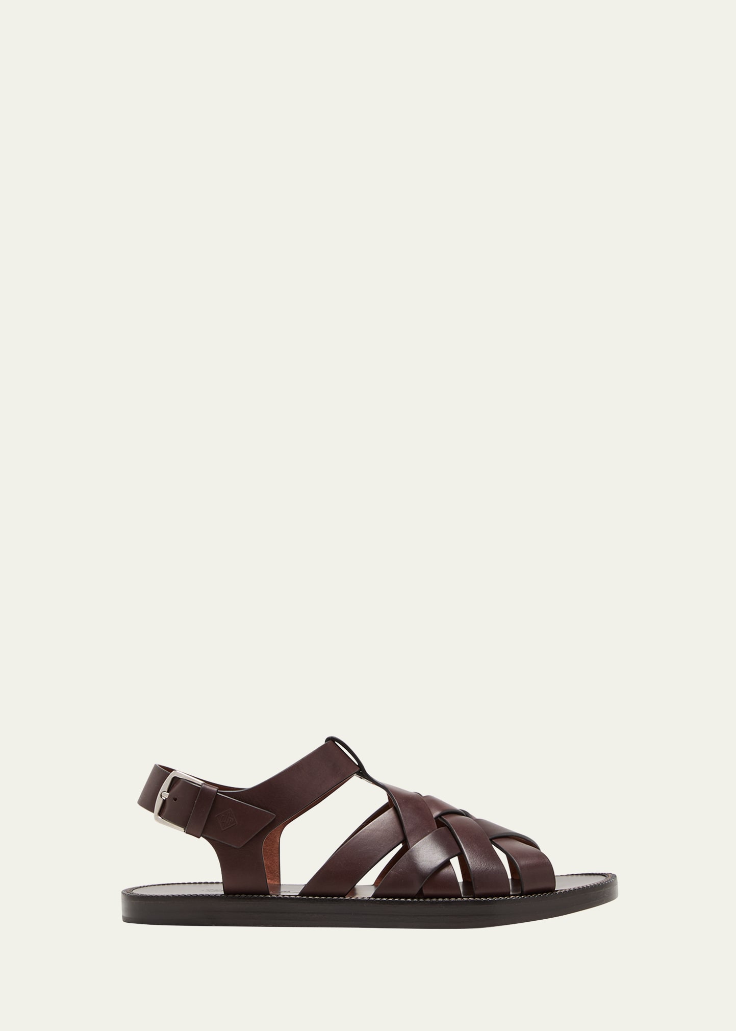 Loro Piana Men s Kumihimo Leather Sandals Bergdorf Goodman