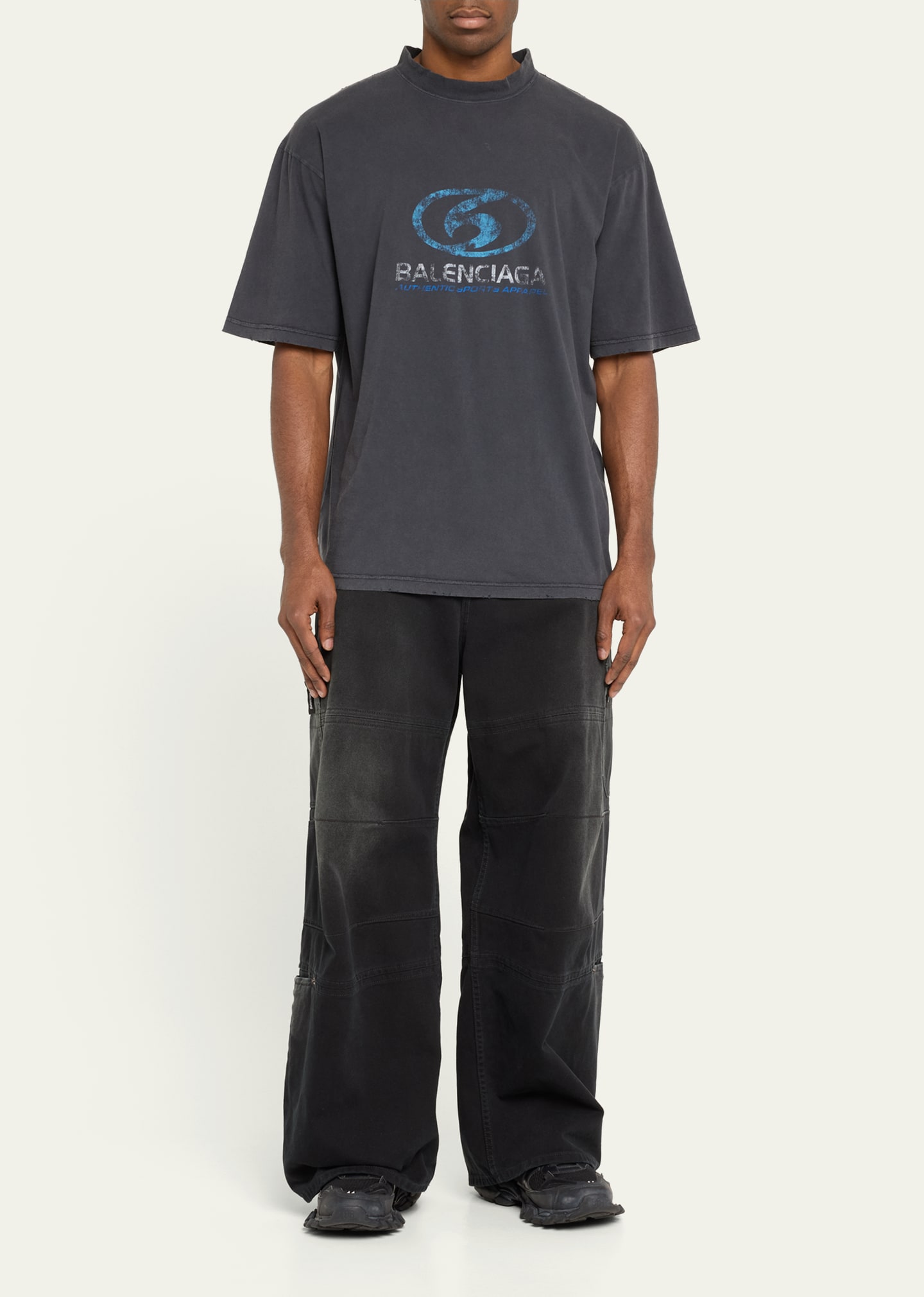 Balenciaga Men's Surfer Thin Jersey T-Shirt - Bergdorf Goodman