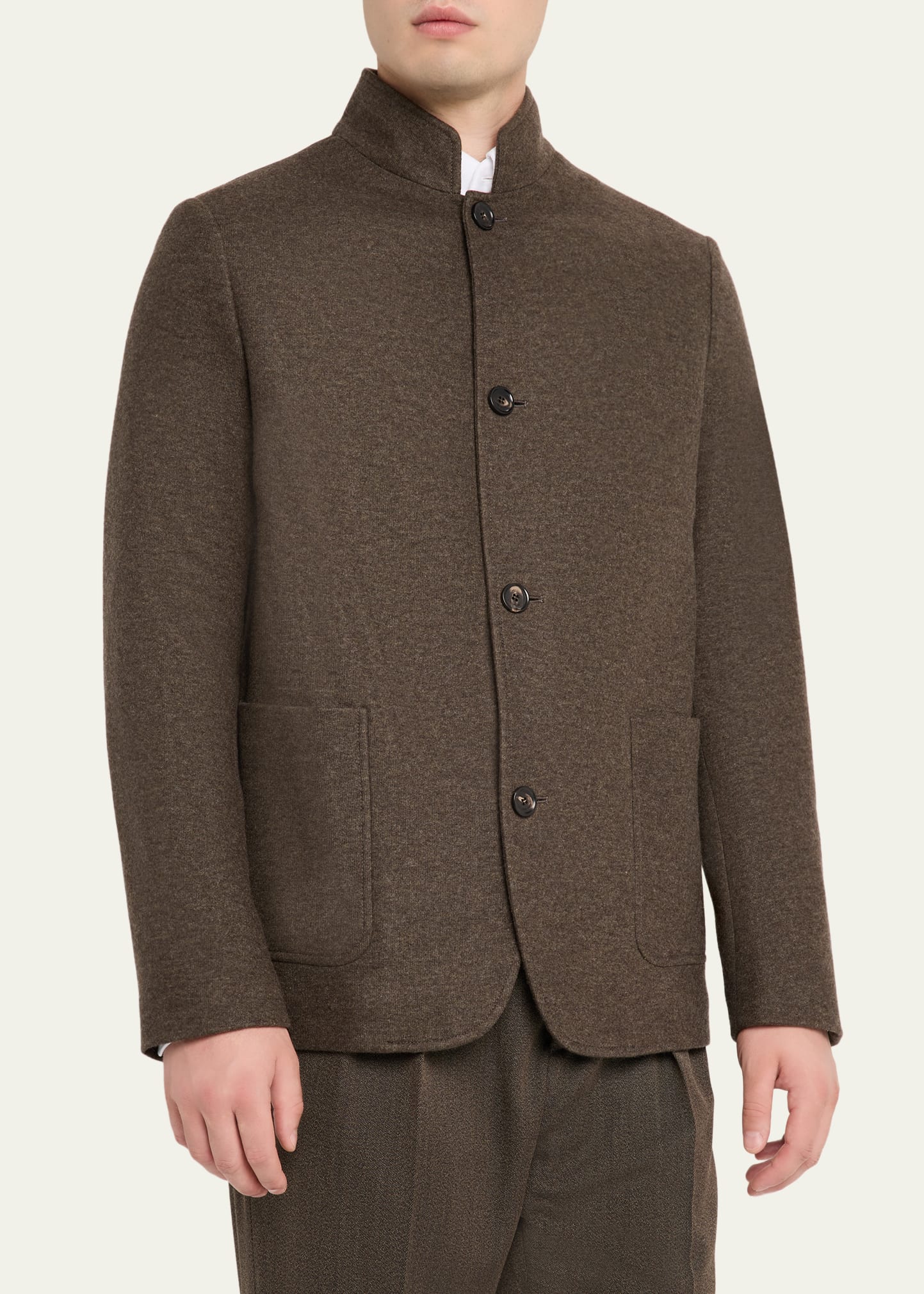 Loro Piana Men's Spagna Cashmere Blouson Jacket - Bergdorf Goodman