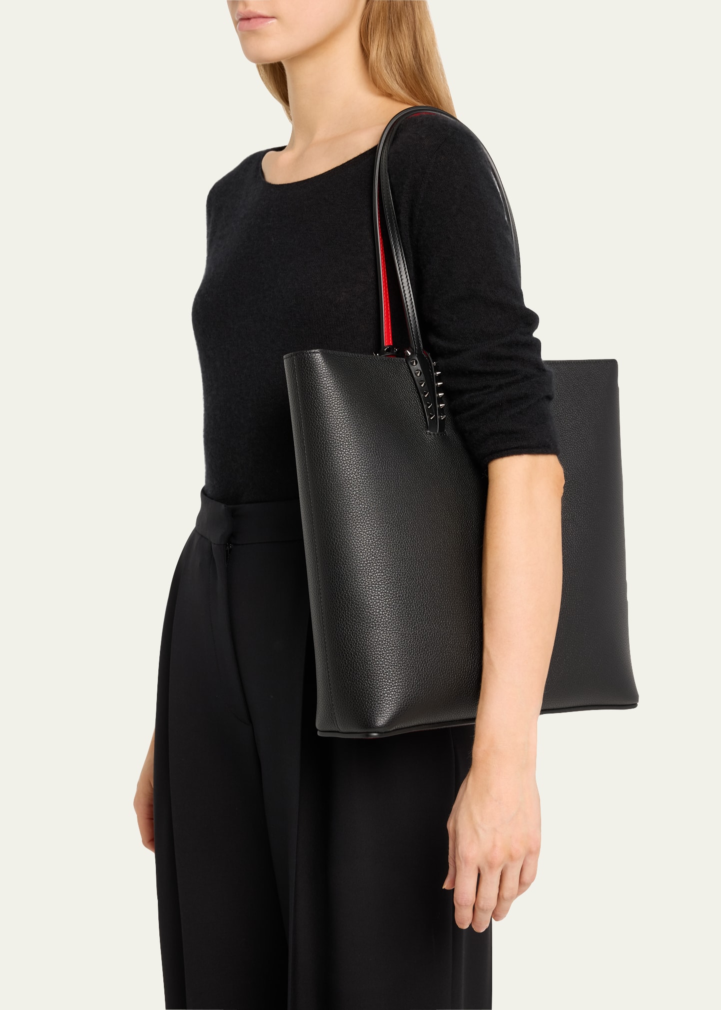 Christian Louboutin Cabata Zipped NS Tote in Leather