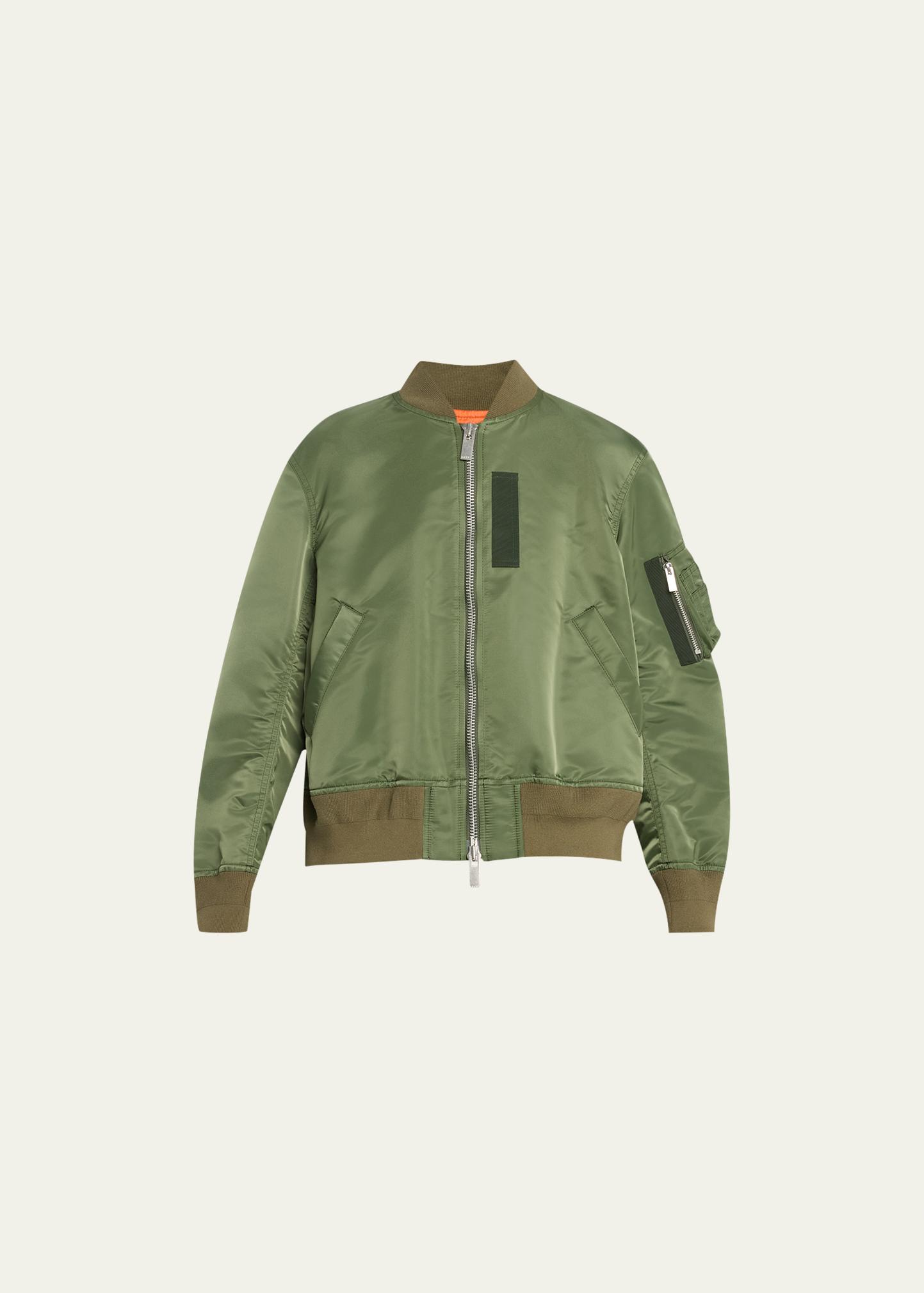 SACAI Nylon Bomber Jacket - Bergdorf Goodman