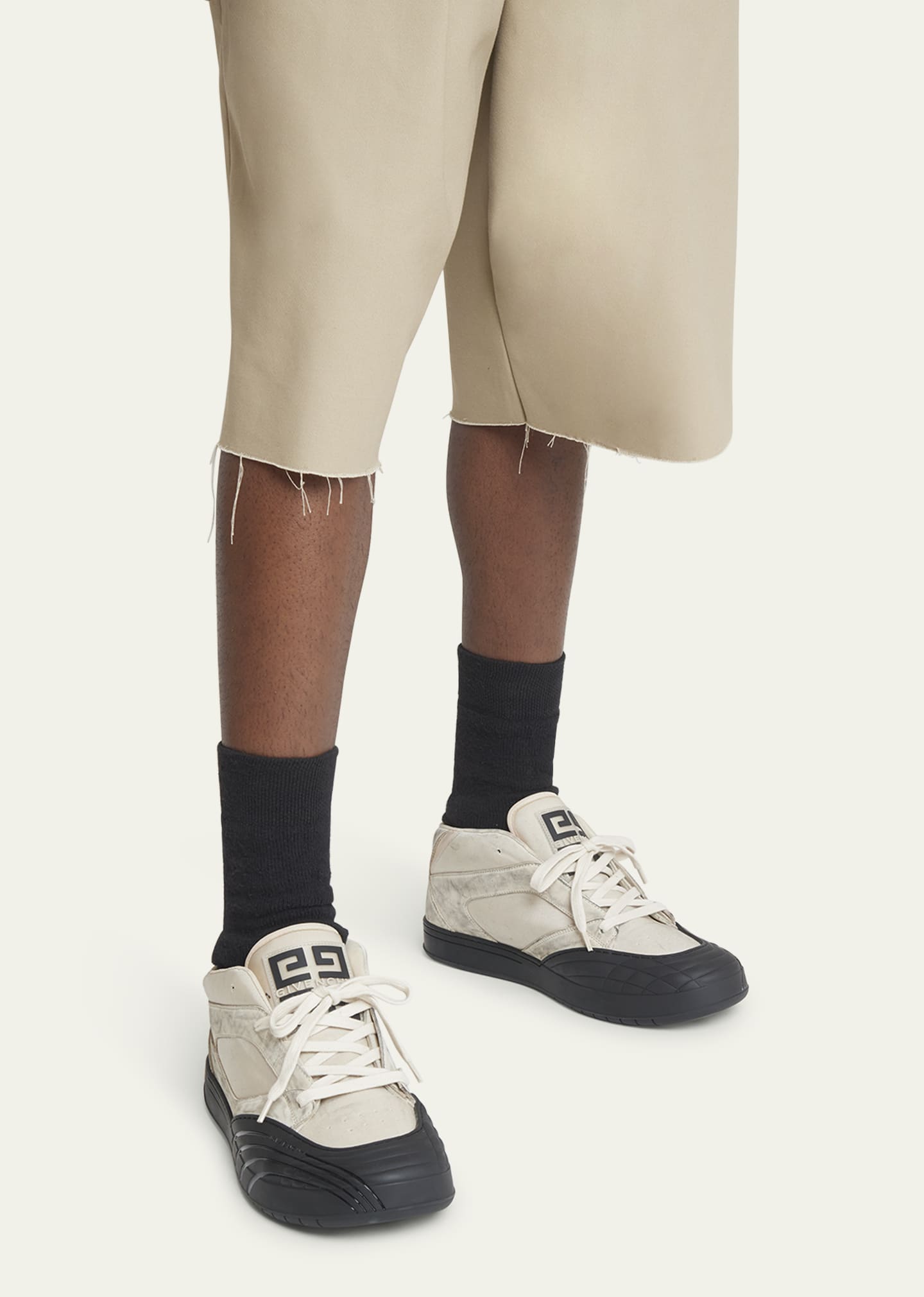 Givenchy Men's New Line Mid-Top Skate Sneakers - Bergdorf