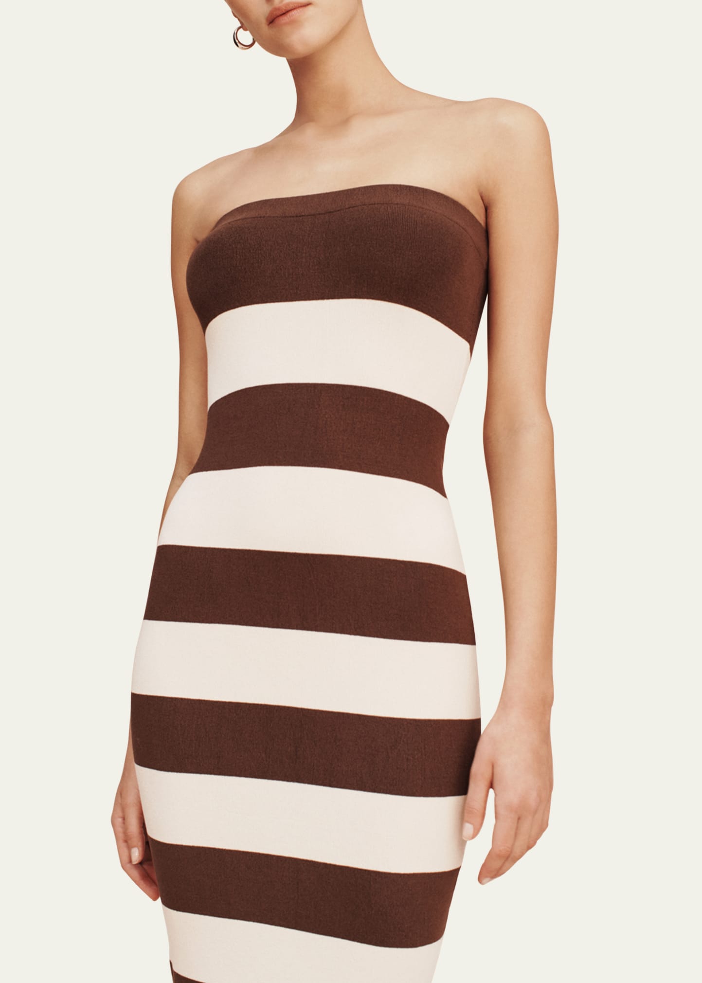Posse Theo Strapless Two-Tone Stripe Maxi Dress - Bergdorf Goodman