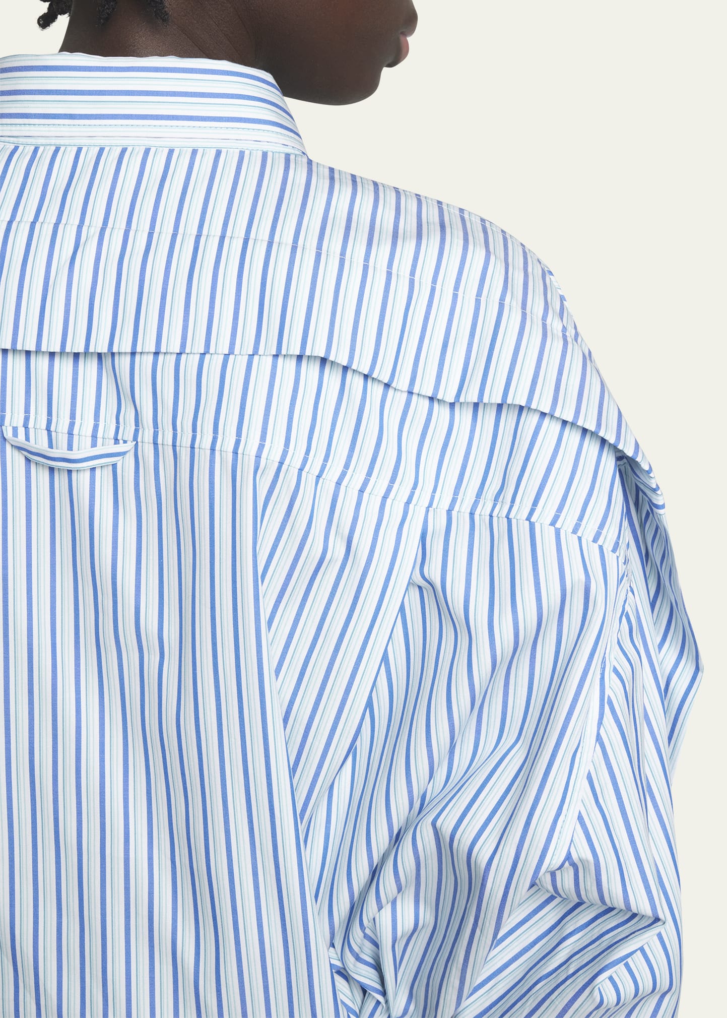 MERYLL ROGGE Stripe Button Down Boule Shirt - Bergdorf Goodman