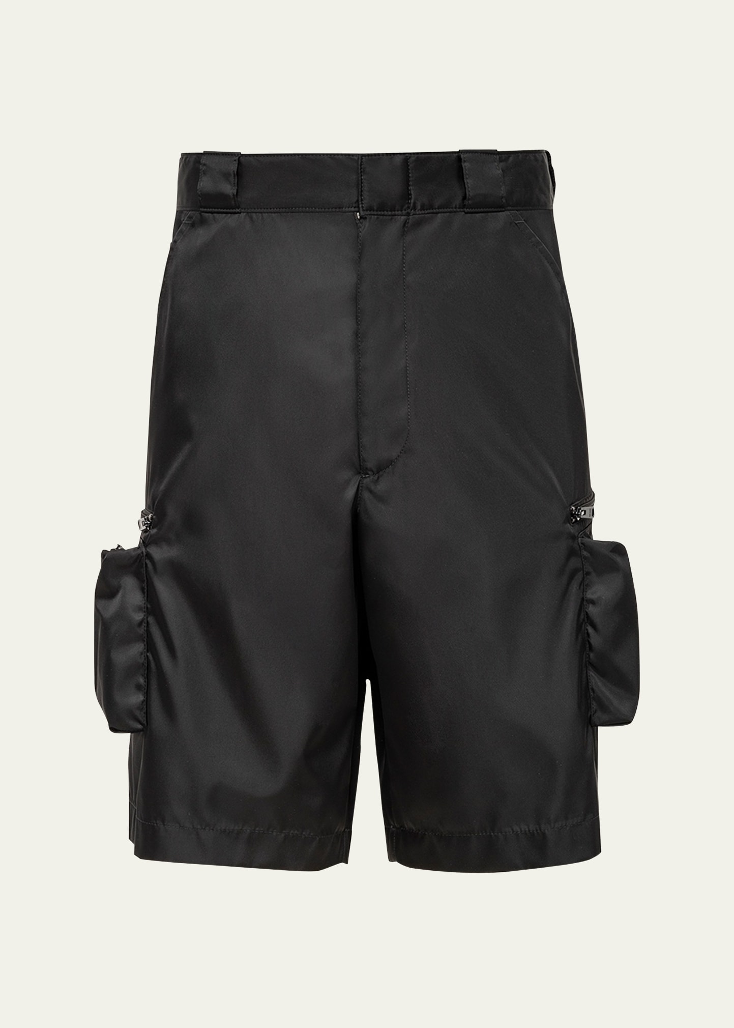 Prada Men's Re-Nylon Logo Shorts - Bergdorf Goodman