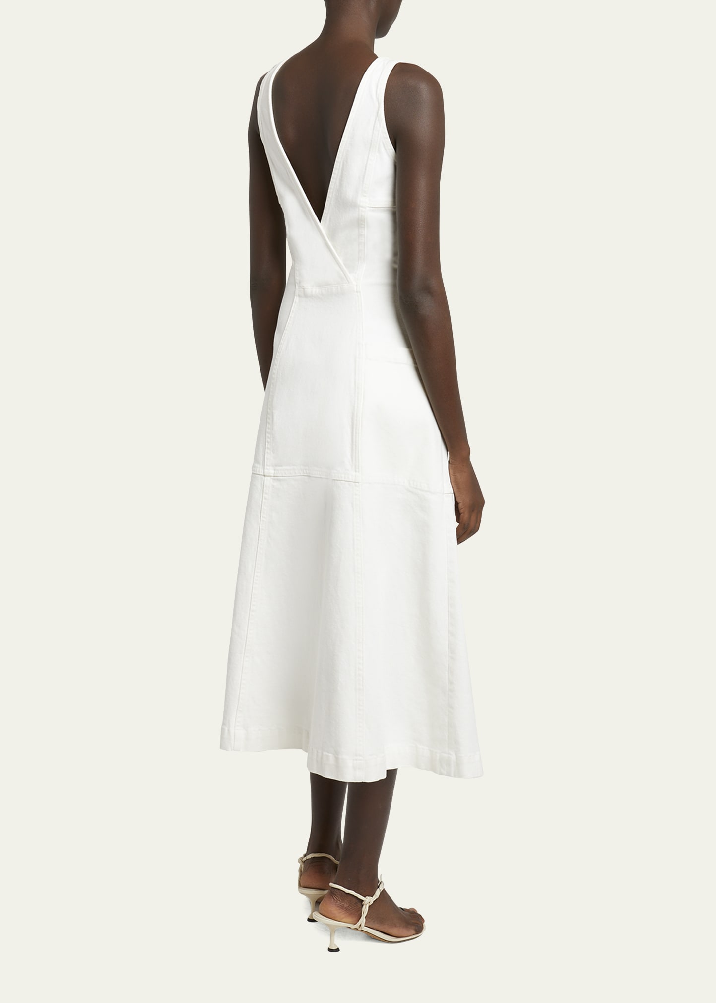 Proenza Schouler White Label Arlet Sleeveless Denim Midi Dress