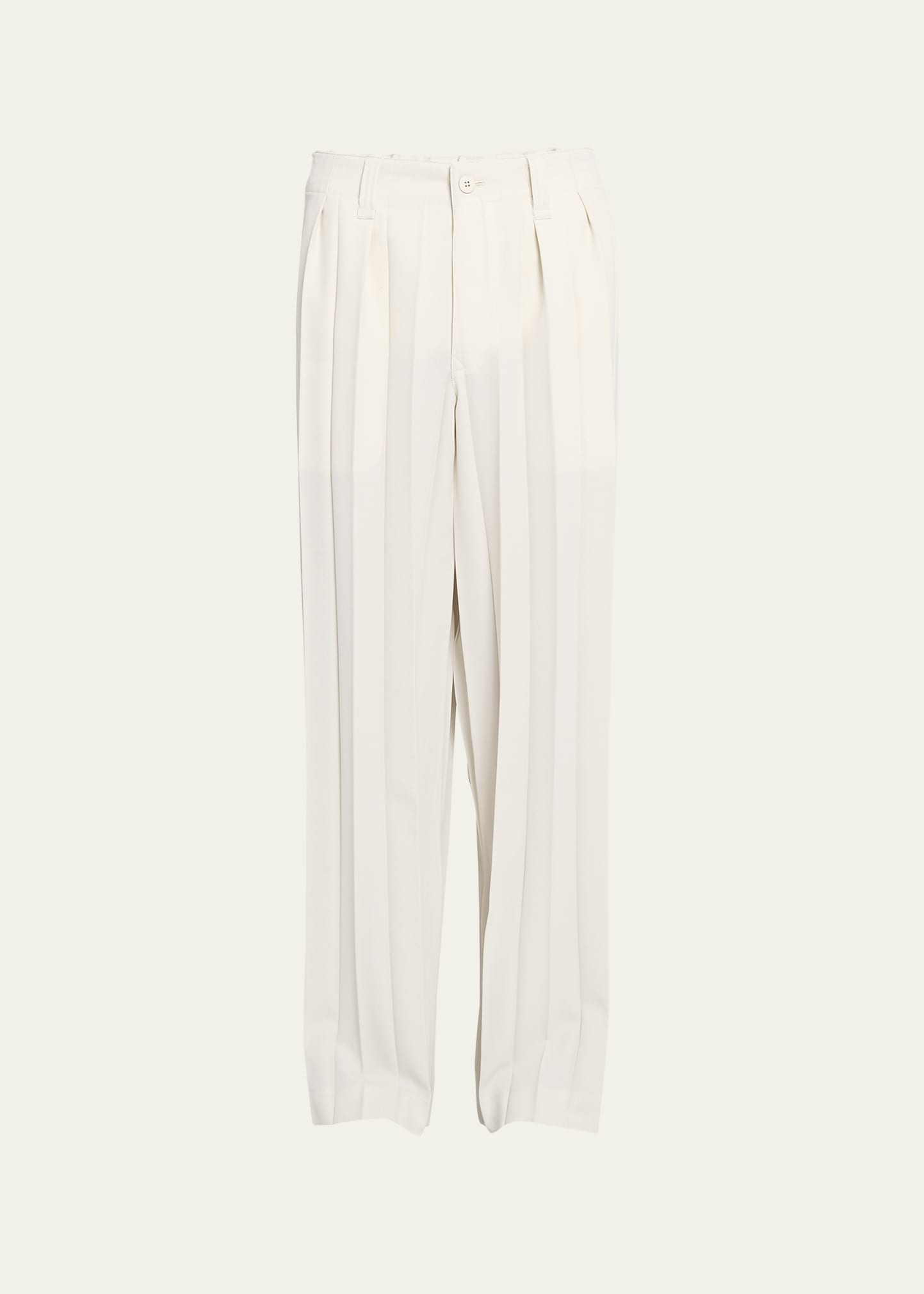 Homme Plisse Issey Miyake Men's Pleated Straight-Leg Pants