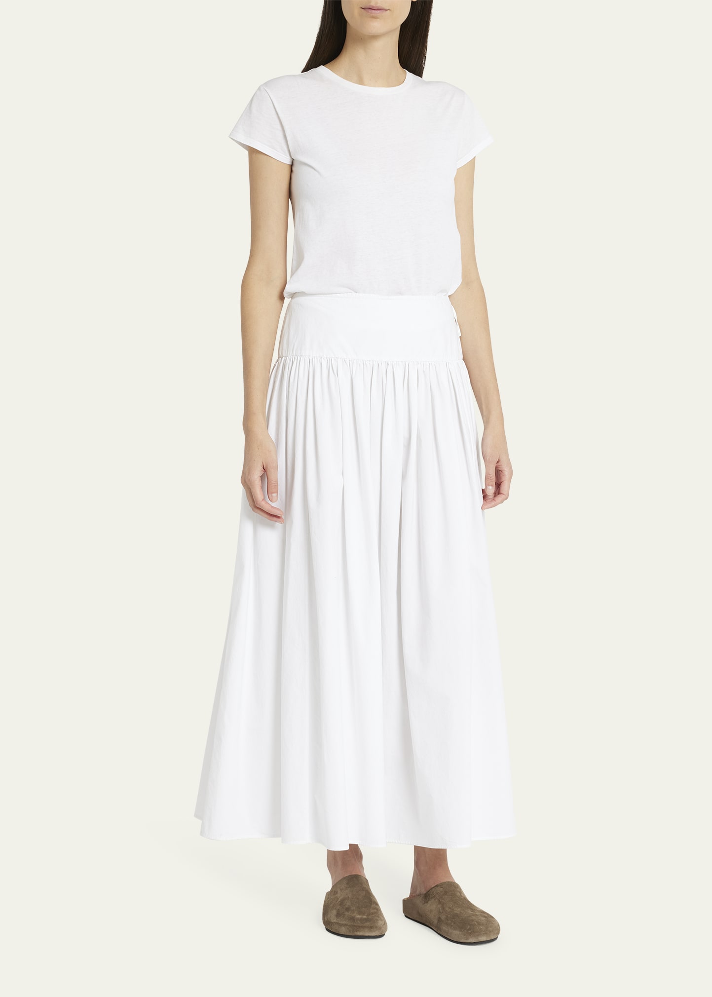 THE ROW Leddie Self-Tie Maxi Skirt - Bergdorf Goodman