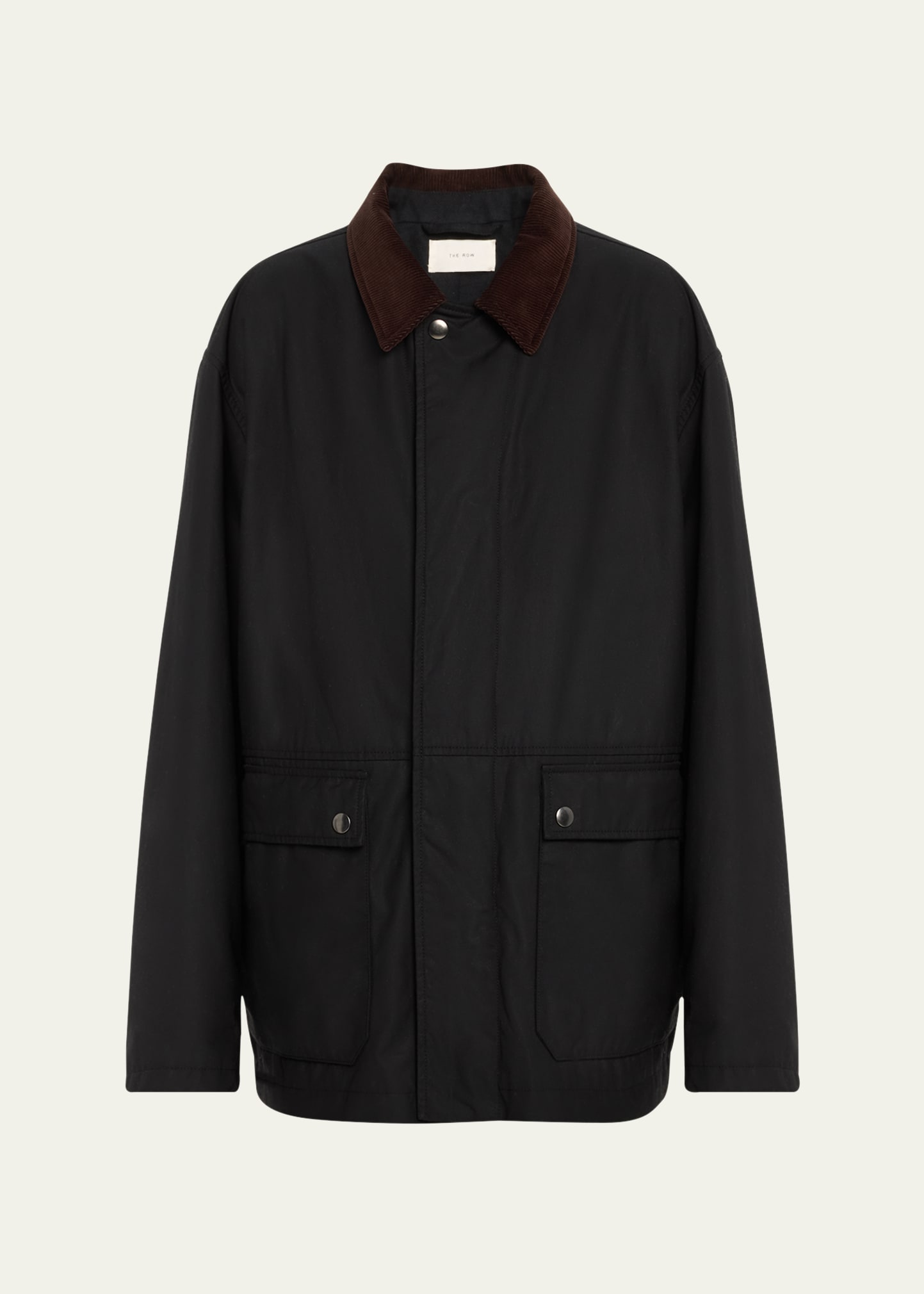 THE ROW Frank Corduroy-Collar Cashmere Jacket - Bergdorf Goodman