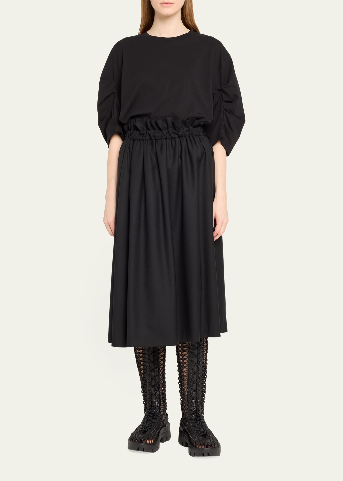noir kei ninomiya レイヤードレースアップパンツ noir kei ninomiya レイヤードレースアップパンツ noir kei