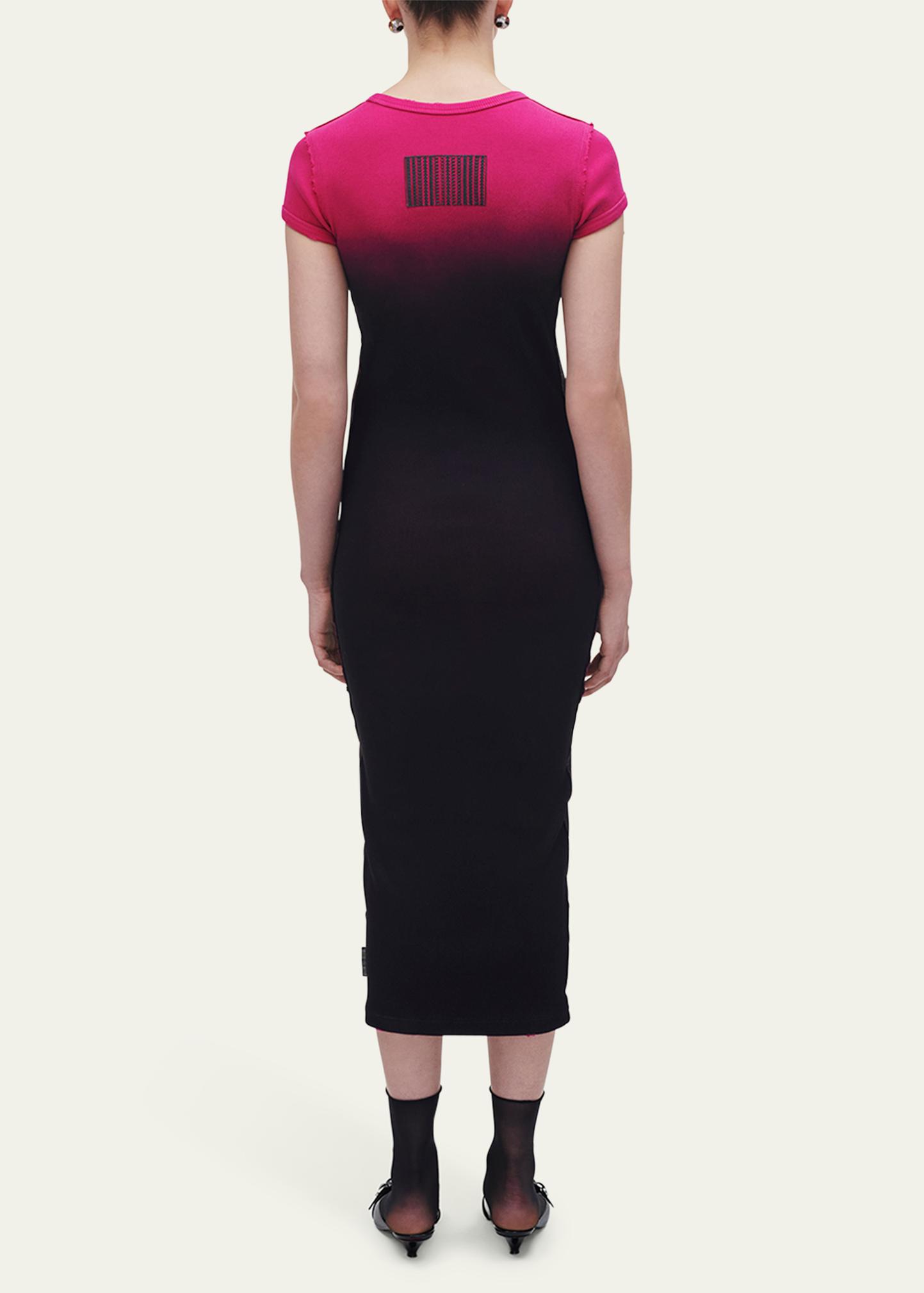 Marc Jacobs Grunge Spray Shrunken Tee Midi Dress - Bergdorf Goodman