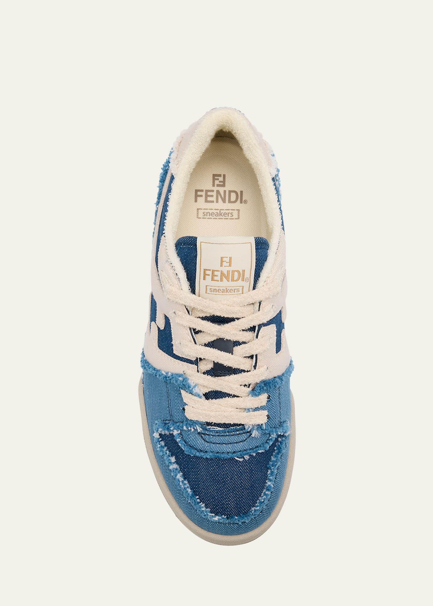 スニーカー Fendi Denim Fendi Match Sneakers Fendi Match Jeans Blue | Fendi