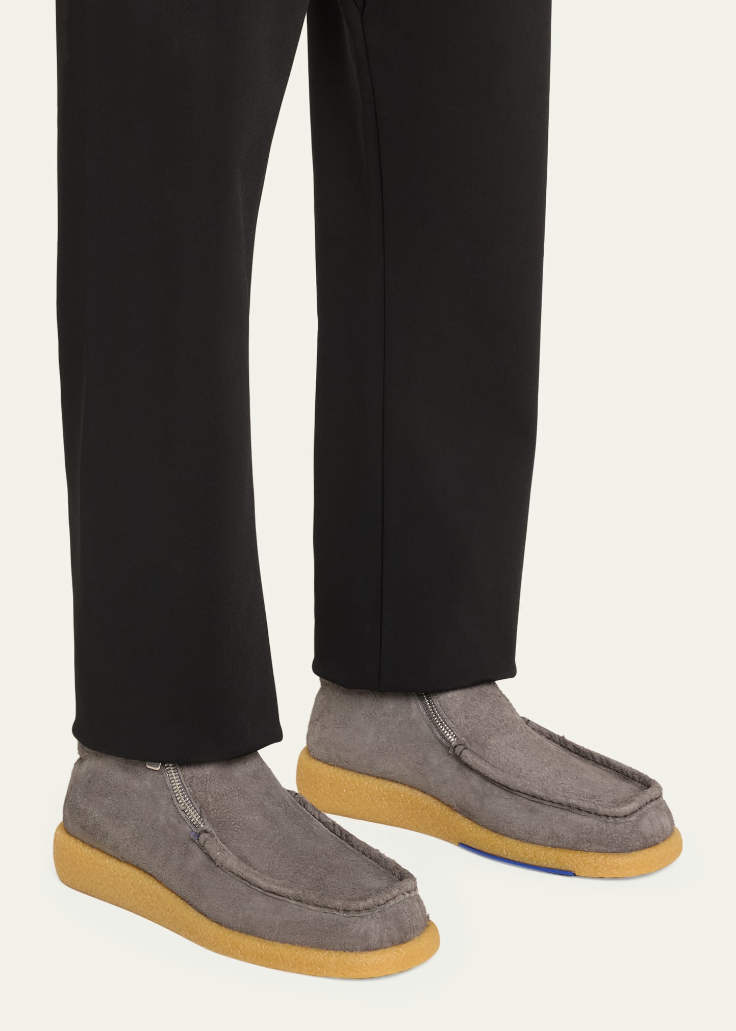 Burberry Men's Chance Textured Suede Ankle Boots - Bergdorf